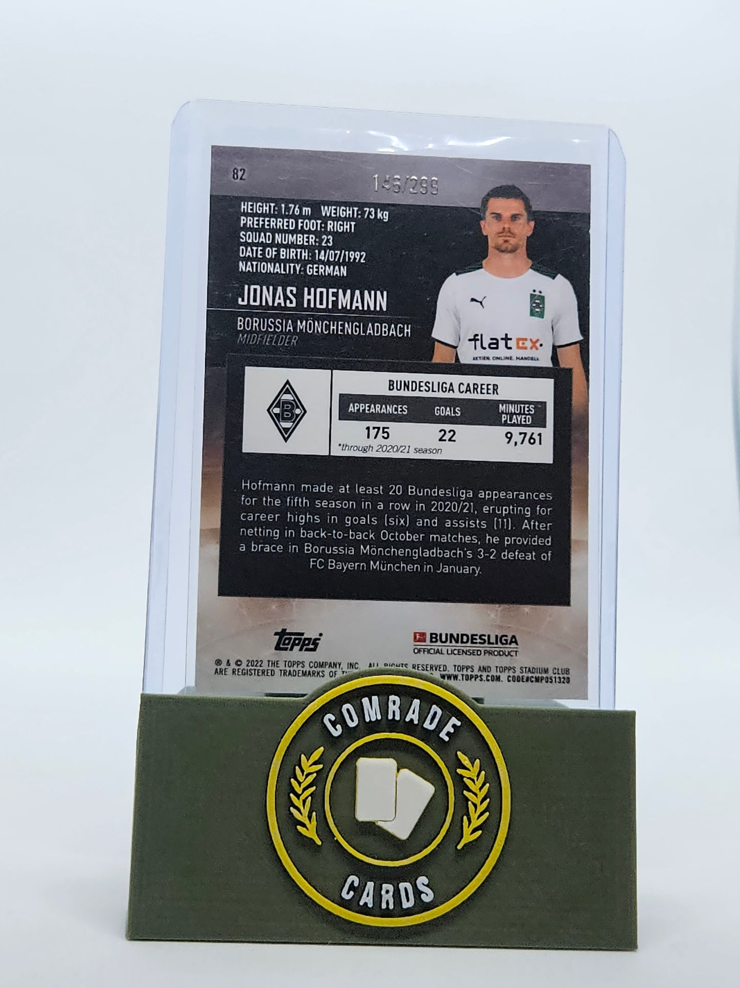 Jonas Hofmann (Brussia Munchengladbach) 146/299