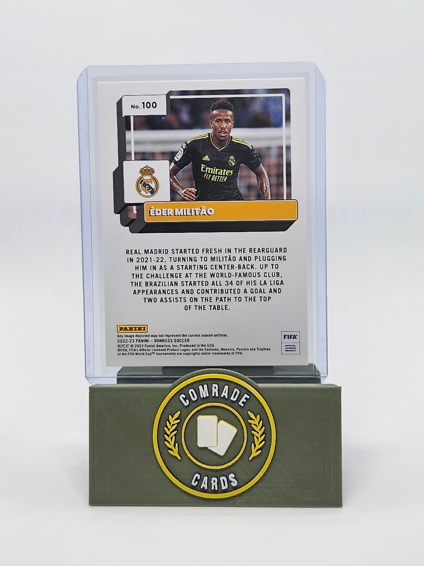 Eder Militao (Real Madrid) Parallel Donruss Soccer 2022-2023