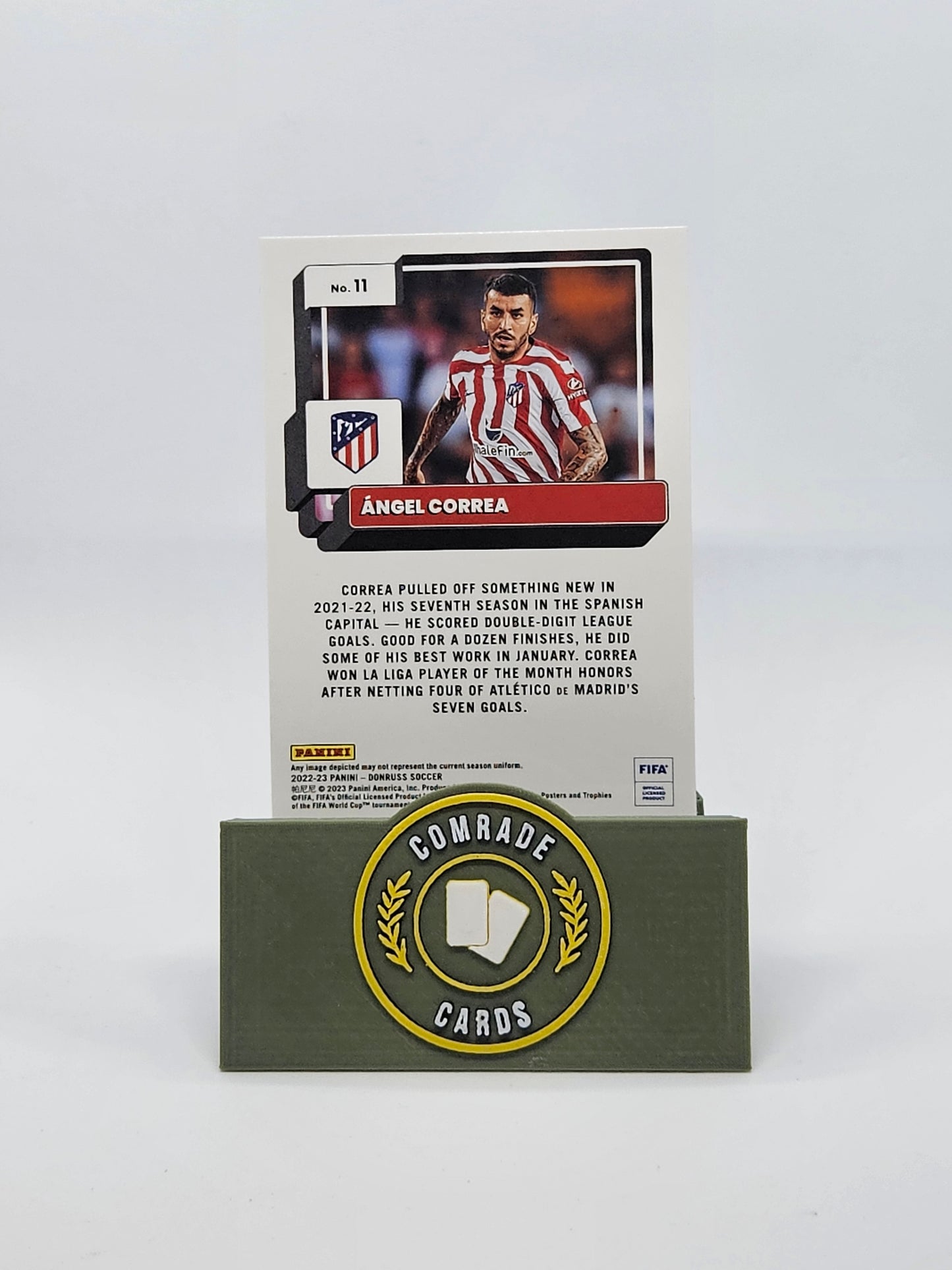 Angel Correa Athletico Madrid) Parallel Donruss Soccer 2022-2023
