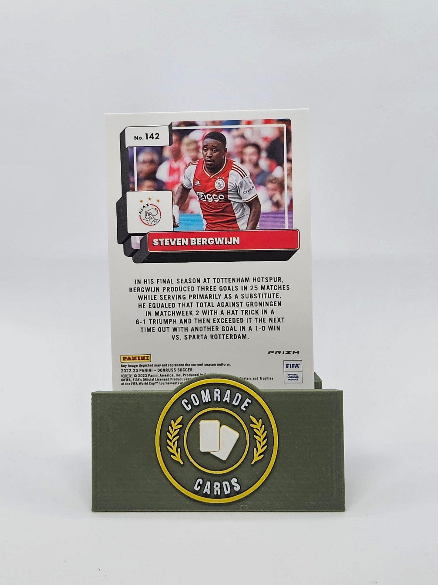 Steven Bergwijn (Ajax) Parallel Donruss Soccer 2022-2023