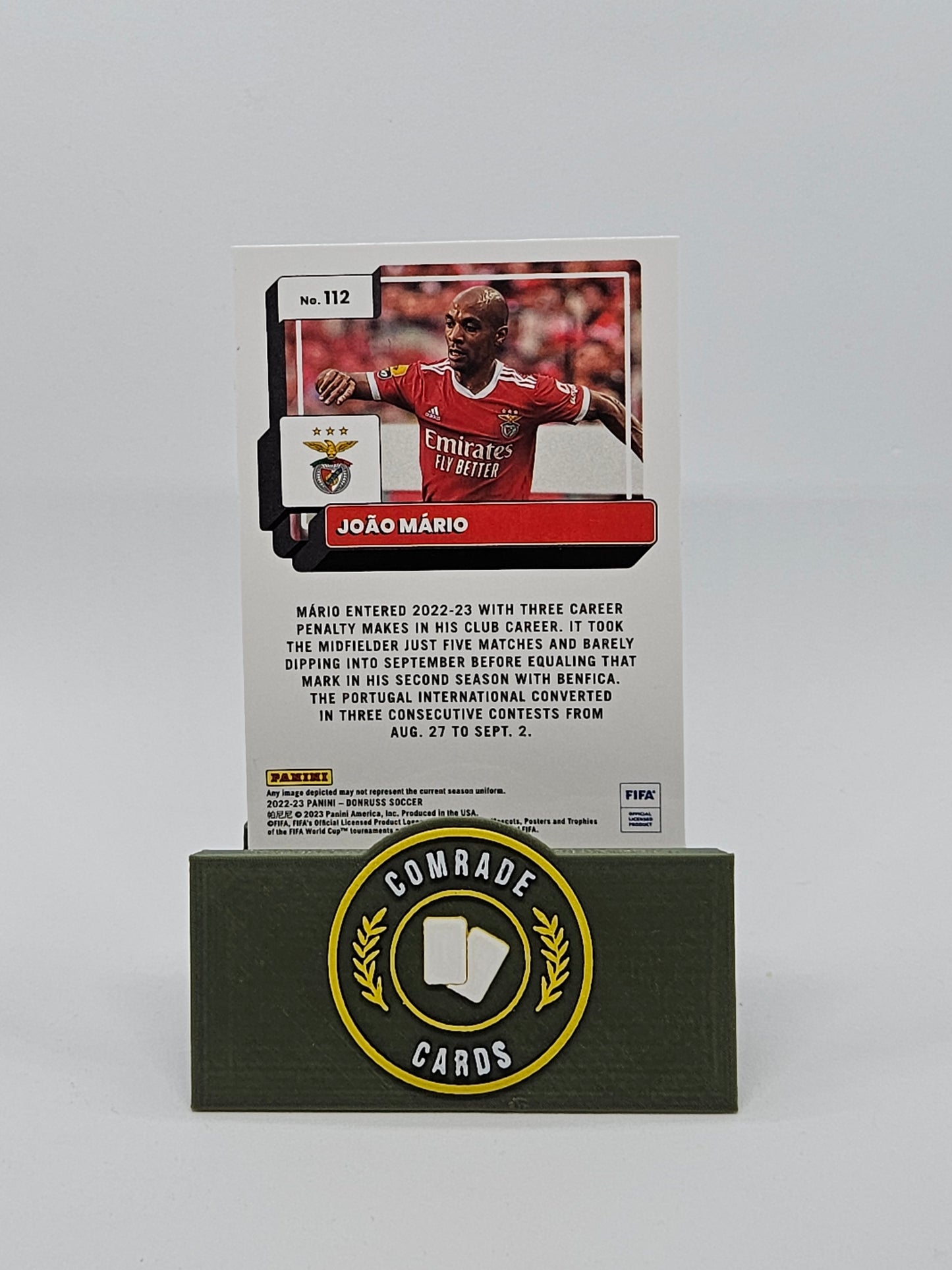 Joao Mario (Benfica) - Parallel Donruss Soccer 2022-2023