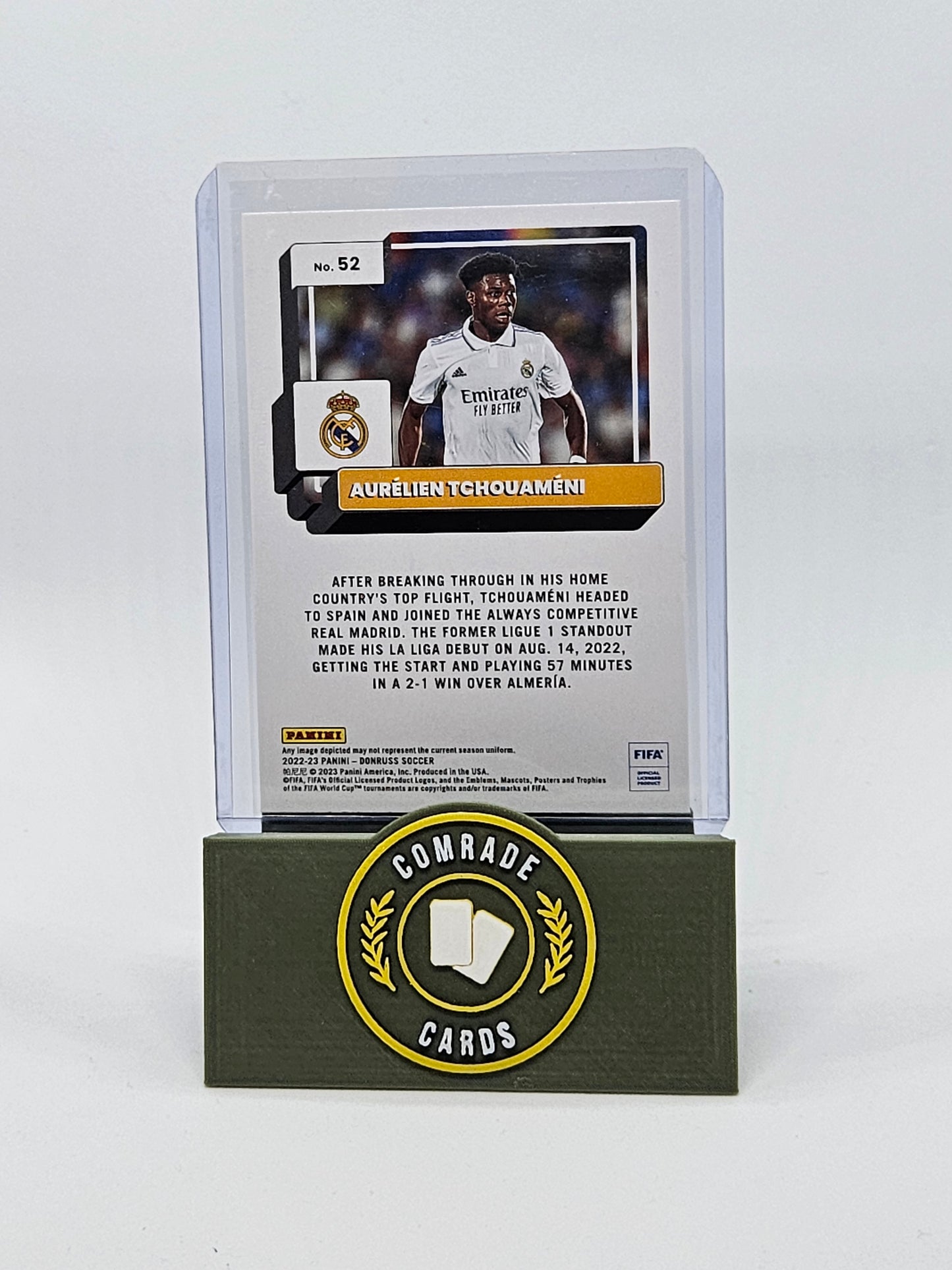 Aurelian Tchouameni (Real Madrid) - Parallel Donruss Soccer 2022-2023