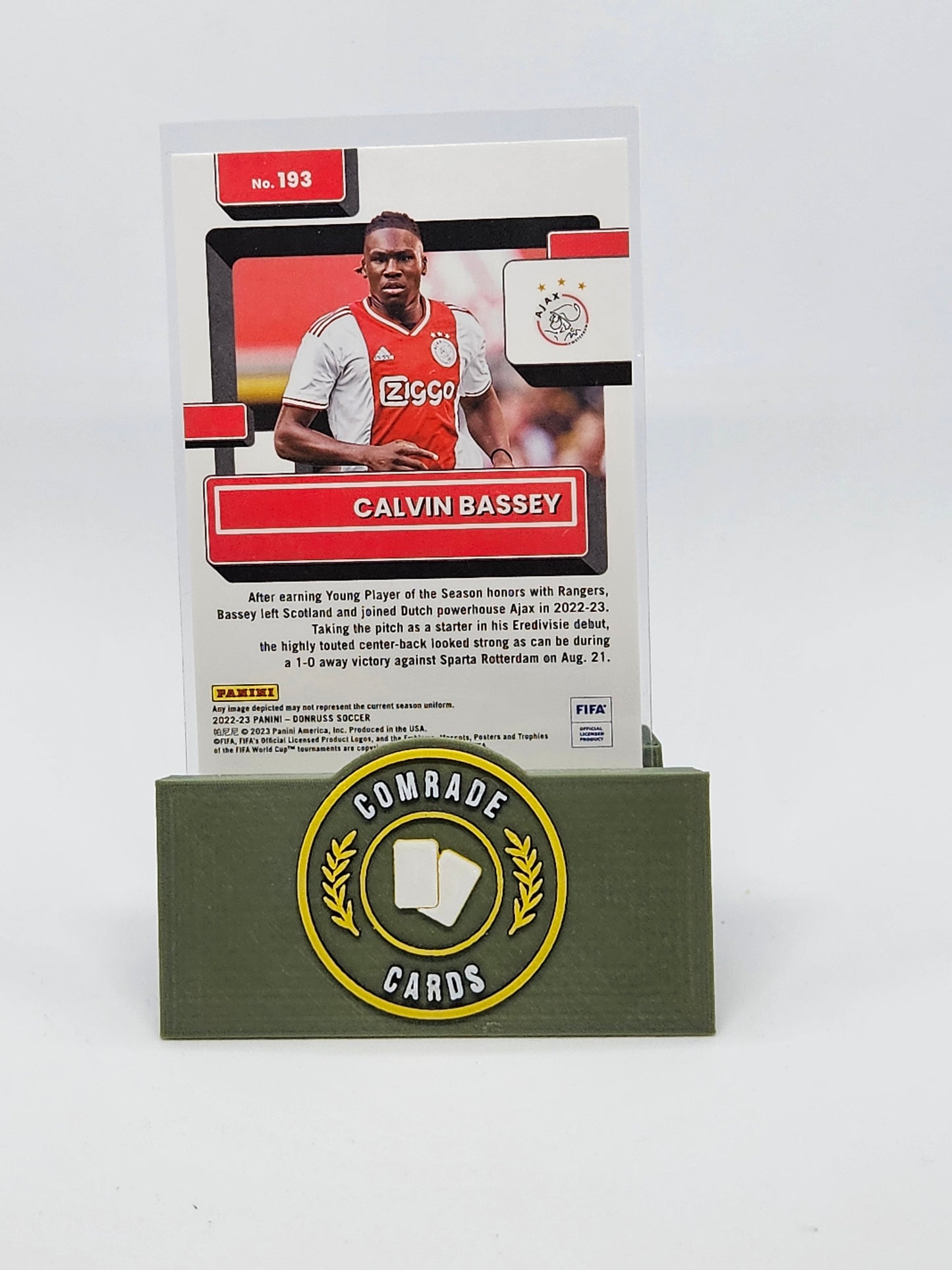 Calvin Bassey (Ajax) - Parallel Donruss Soccer 2022-2023