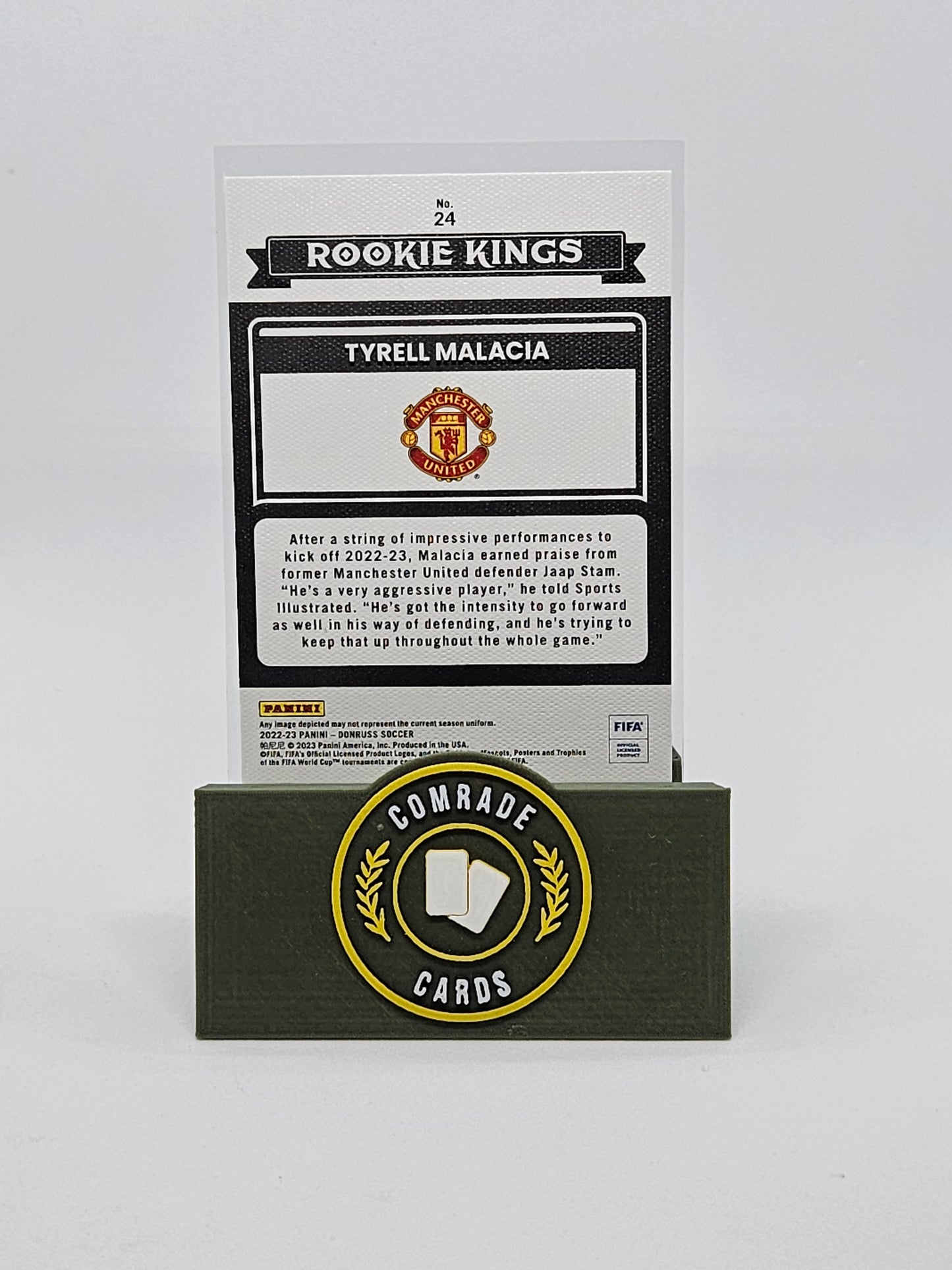 Tyrell Malacia (Man United) Insert Donruss Soccer 2022-2023