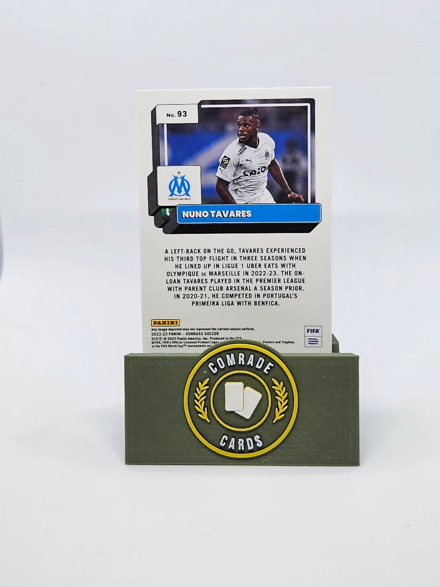 Nuno Tavares (Marseille) Parallel Donruss Soccer 2022-2023