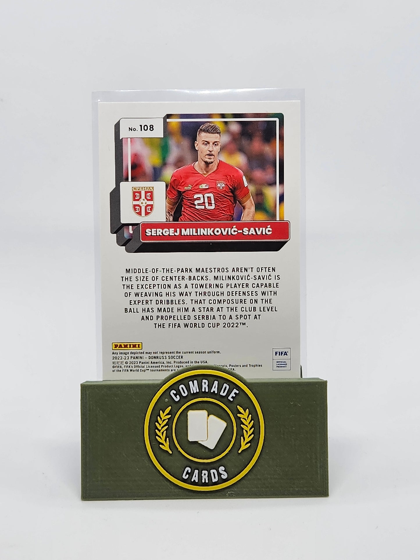 Sergej Milinkovic-Savic (Serbia) Parallel Donruss Soccer 2022-2023