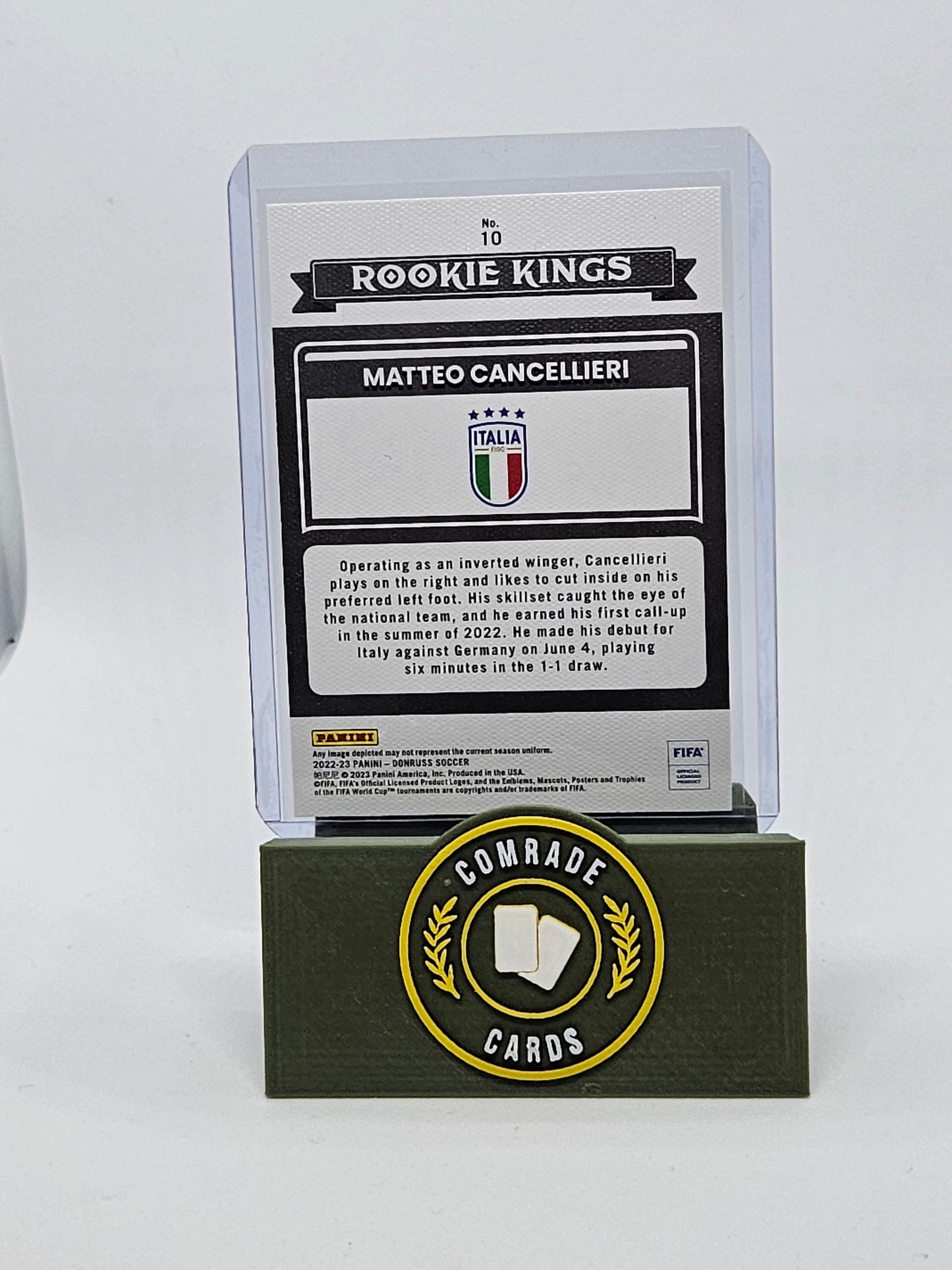 Matteo Cancellieri (Italy) Insert Donruss Soccer 2022-2023