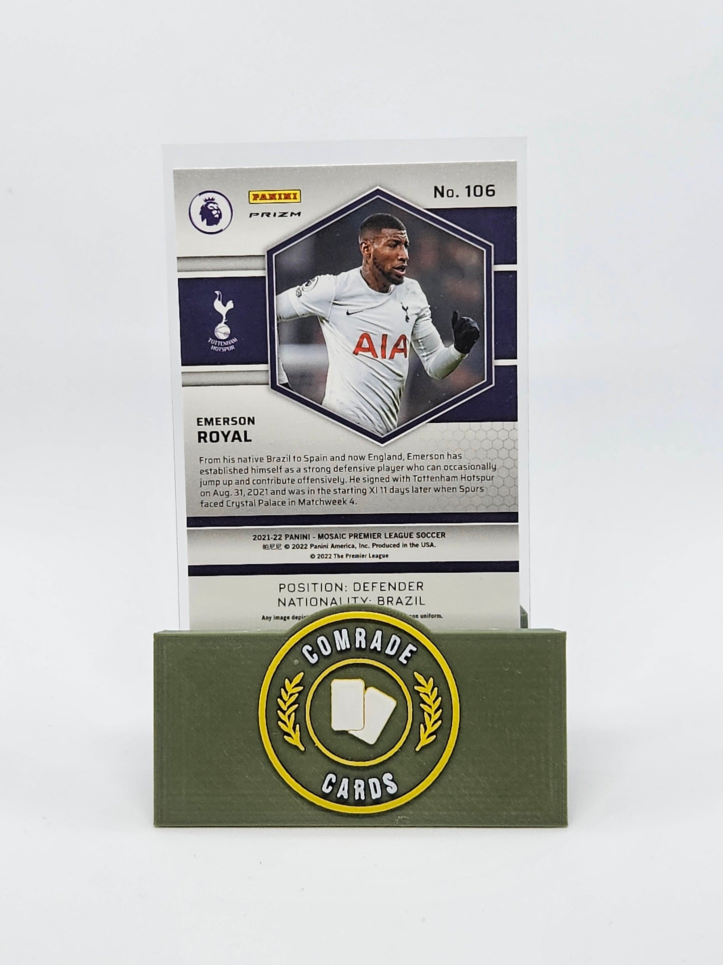 Emerson Royal (Tottenham) red/green Parallel Mosaic Premier League 2021-2022