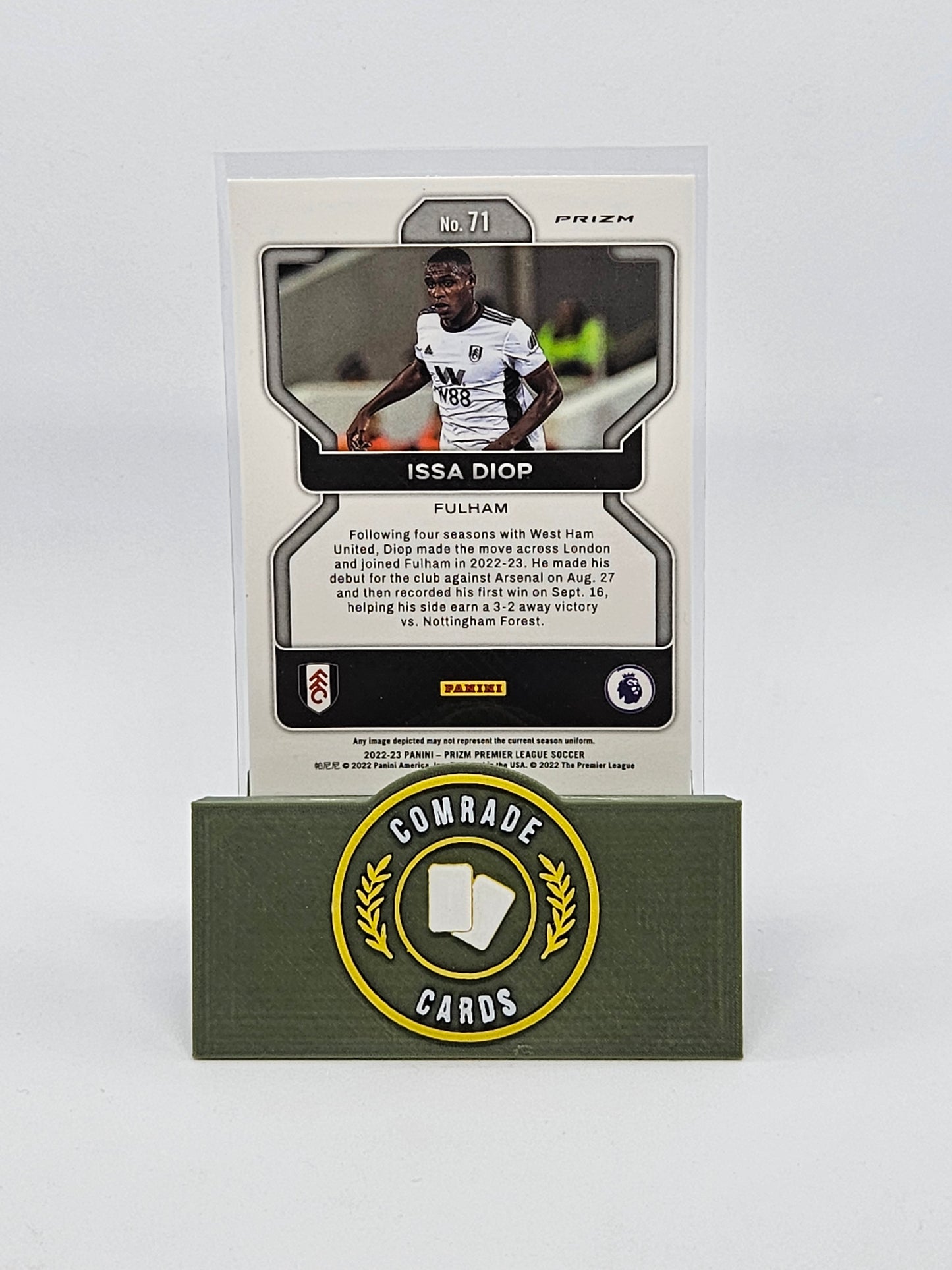 Issa Diop (Fulham) Parallel Prizm Premier League 2022-2023
