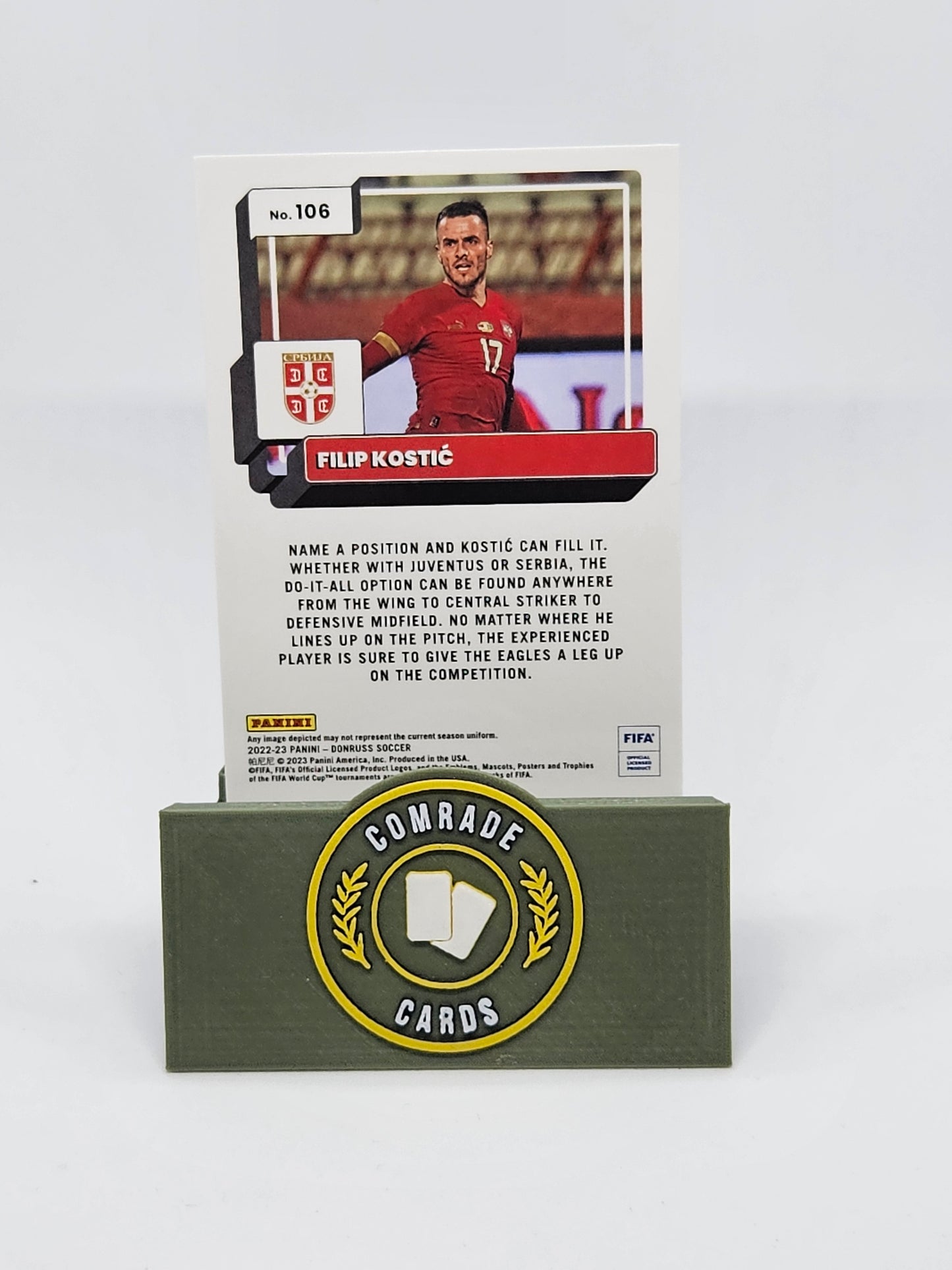 Filip Kostic (Serbia) Parallel Donruss Soccer 2022-2023