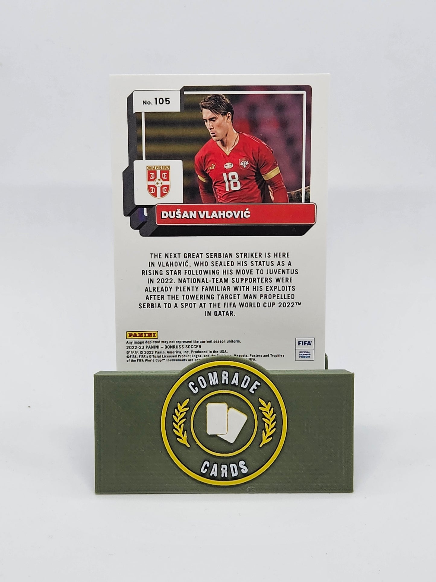 Dusan Vlahovic (Serbia) Parallel Donruss Soccer 2022-2023