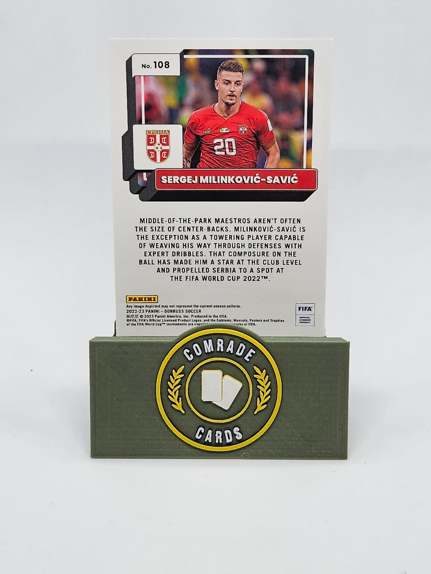 Sergej Milinkovic-Savic (Serbia) Parallel Donruss Soccer 2022-2023