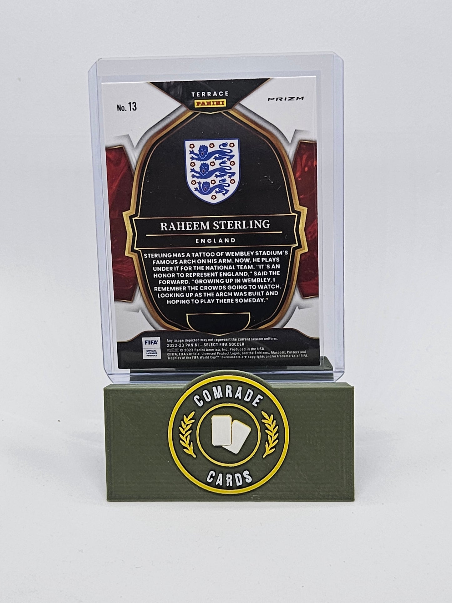 Raheem Sterling (England) Parallel Select Fifa 2022-2023