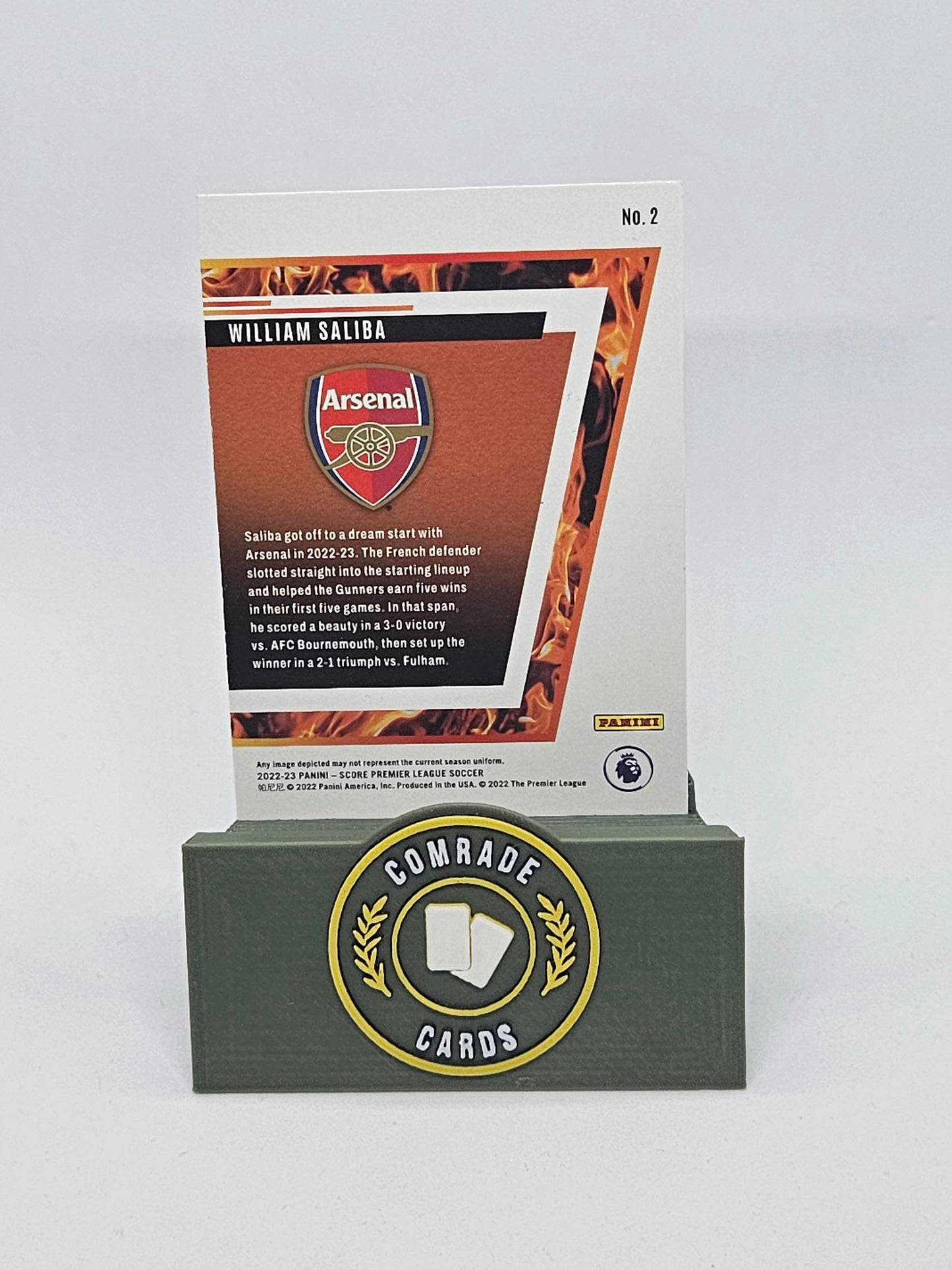 William Saliba (Arsenal) Insert Score Premier League 2022-2023