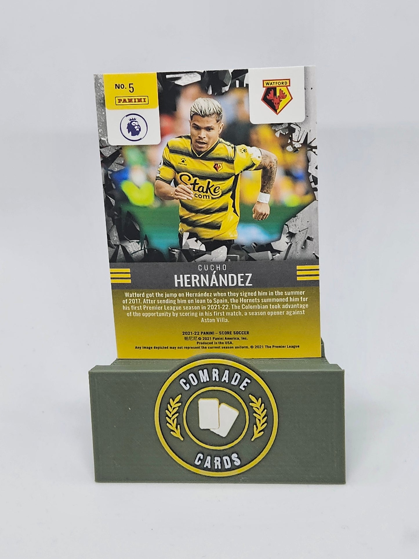 Cucho Hernandez (Watford) Insert Score Premier League 2021-2022
