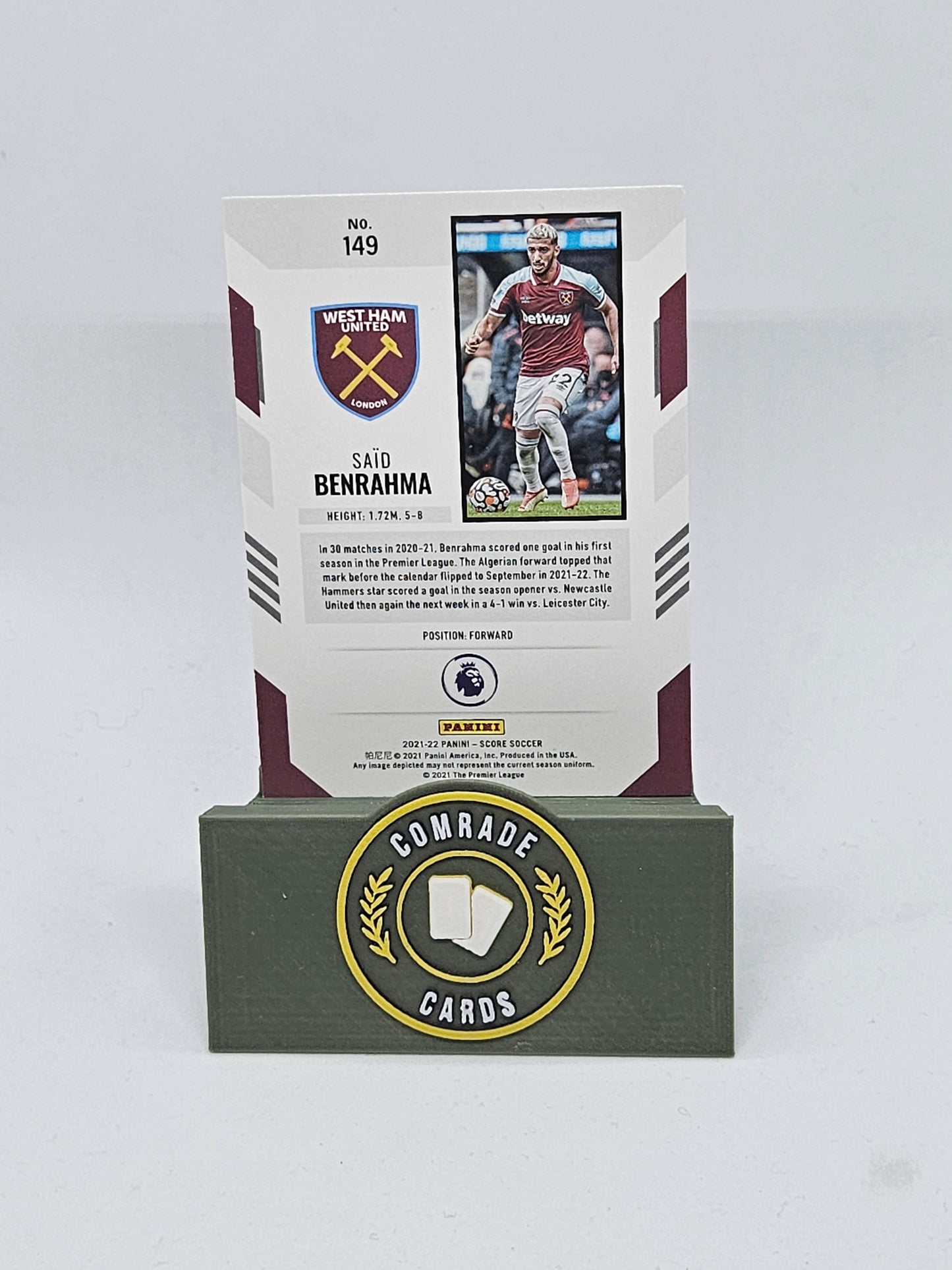 Said Benrahma (West Ham) Parallel Score Premier League 2021-2022