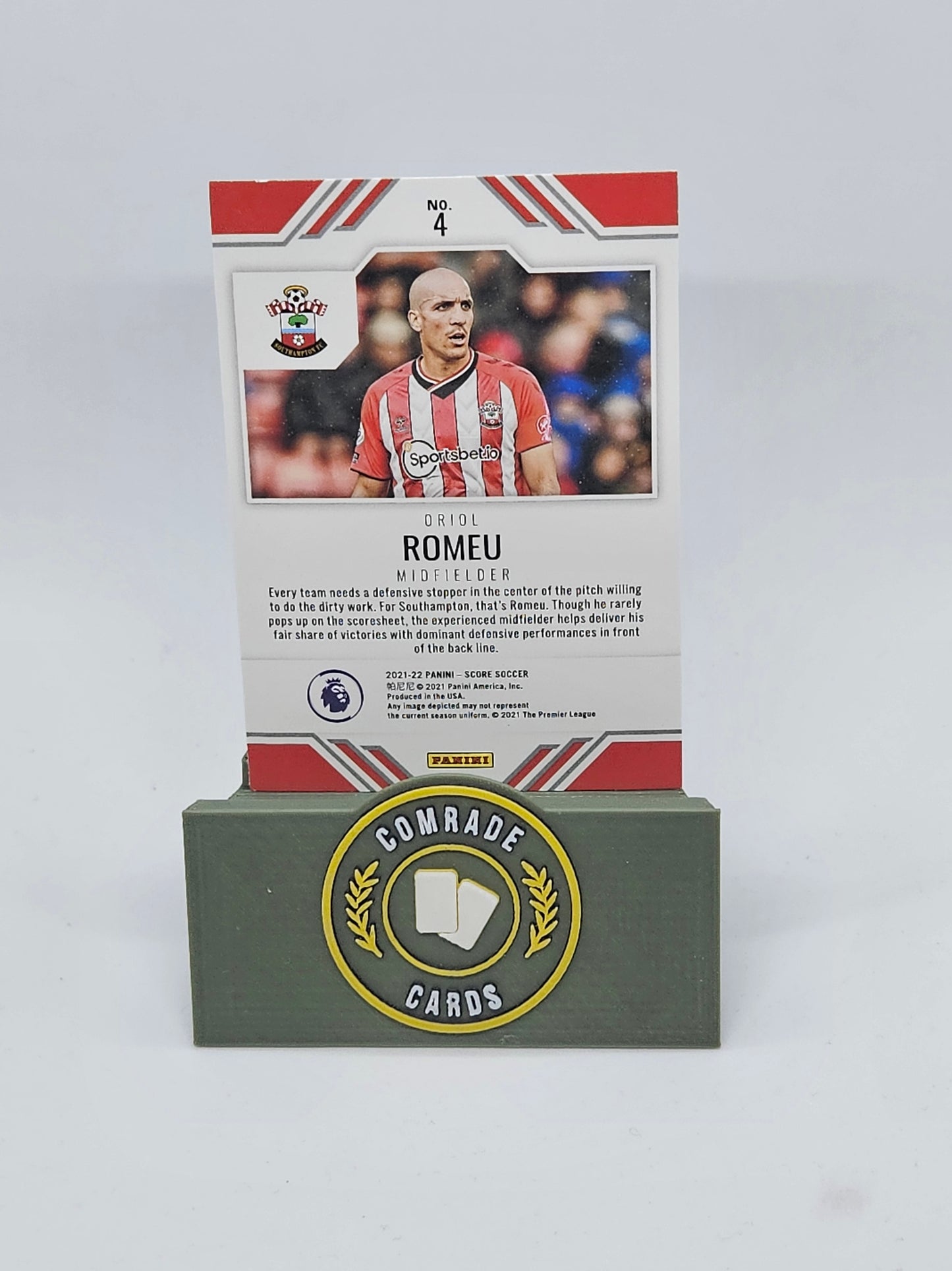 Oriol Romeu (Southampton) Insert Score Premier League 2021-2022