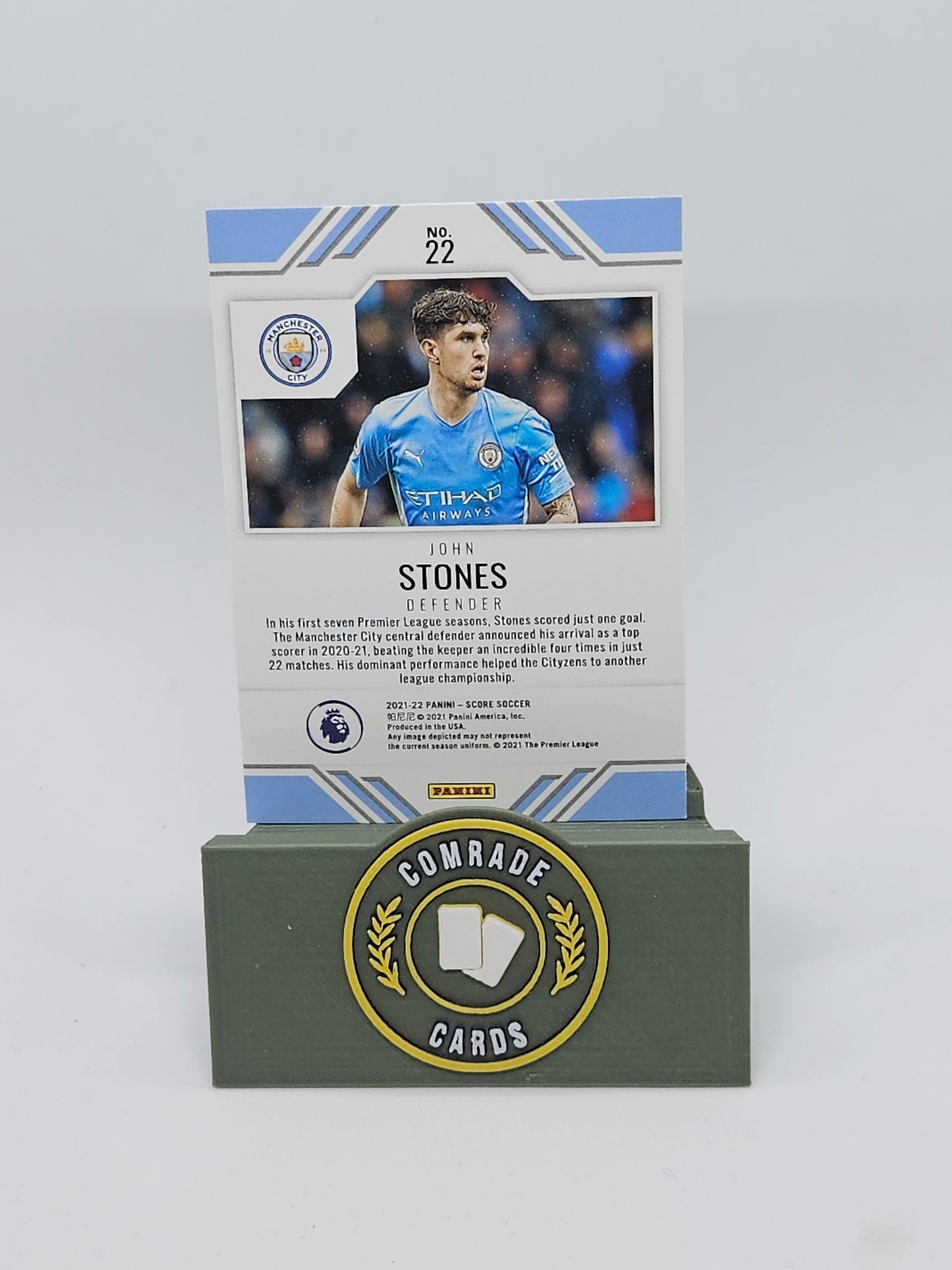 John Stones (Man City) Insert Score Premier League 2021-2022
