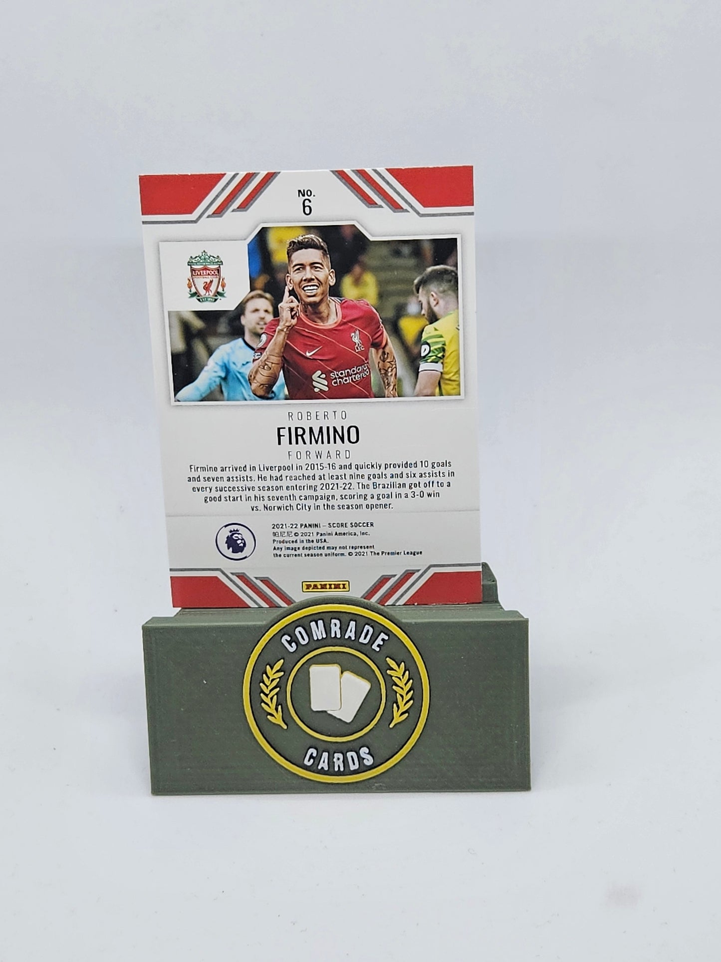 Roberto Firmino (Liverpool) Insert Score Premier League 2021-2022