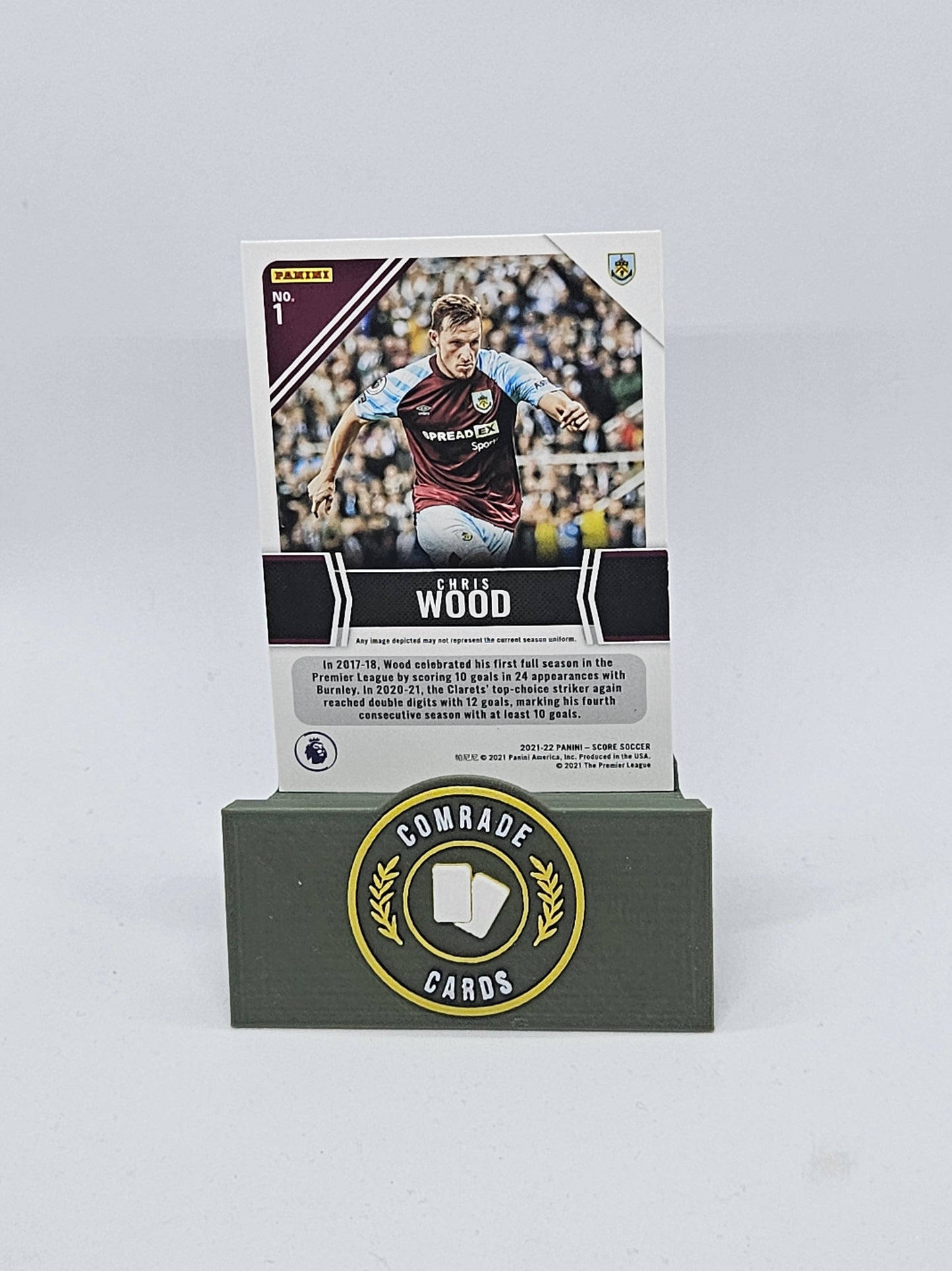 Chris Wood (Burnley) Insert Score Premier League 2021-2022