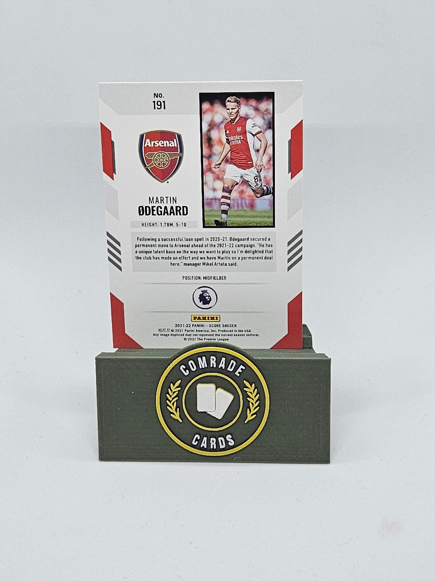 Martin Odegaard (Arsenal) Parallel Score Premier League 2021-2022