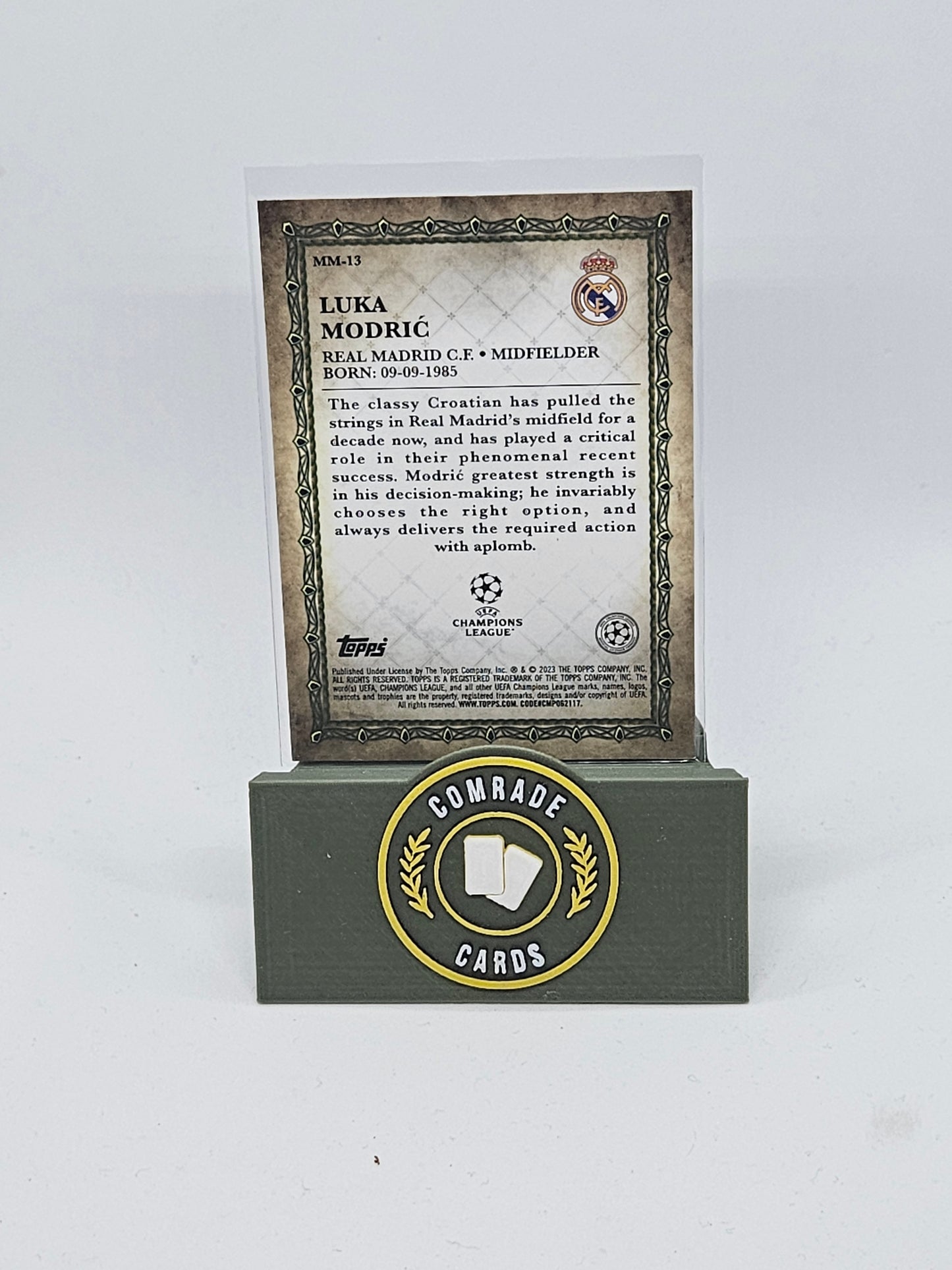 Luka Modric (Real Madrid) Insert Topps Merlin Chrome UCC 2022-2023