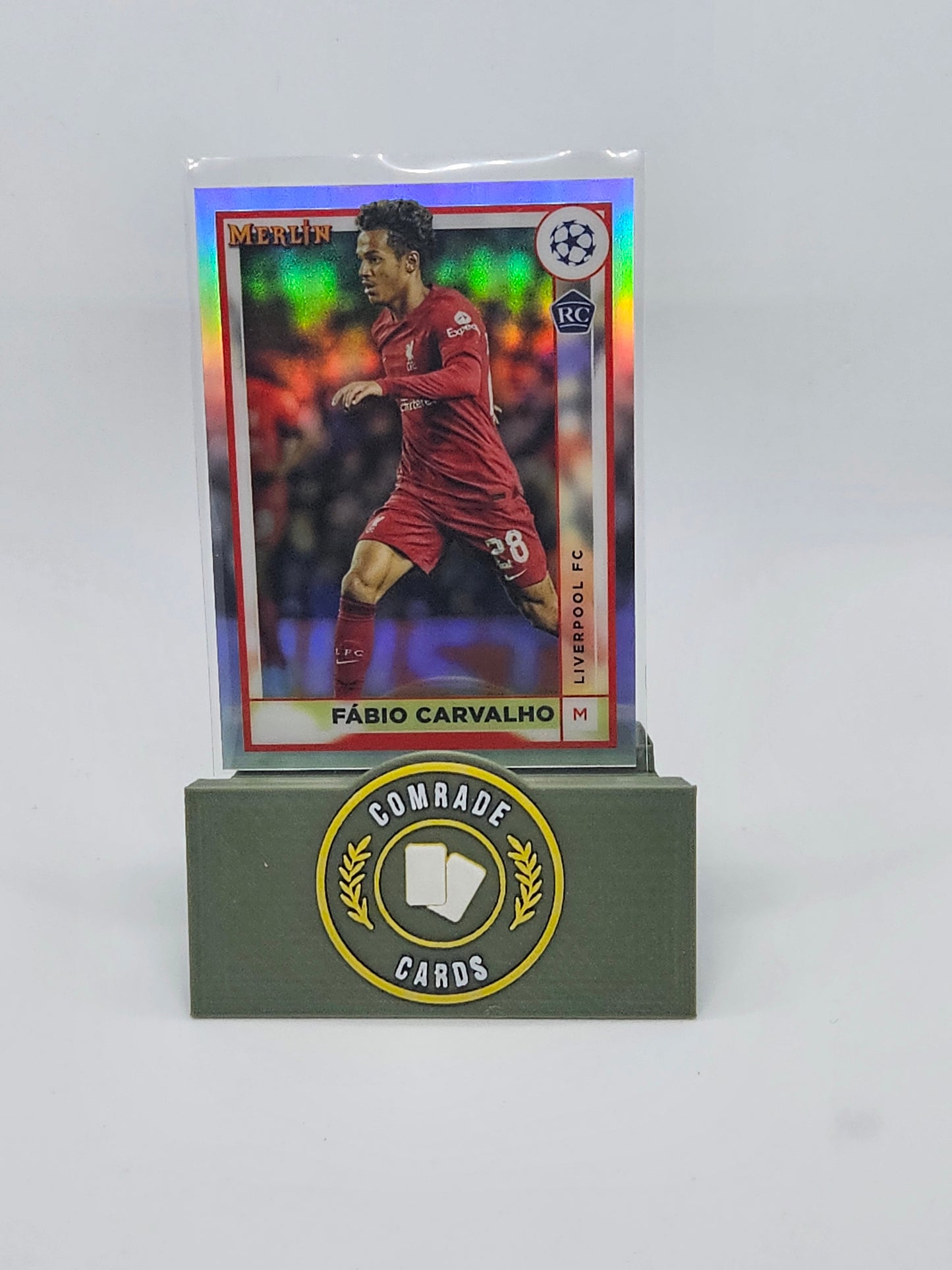 Fabio Carvalho (Liverpool) Parallel Topps Merlin Chrome UCC 2022-2023
