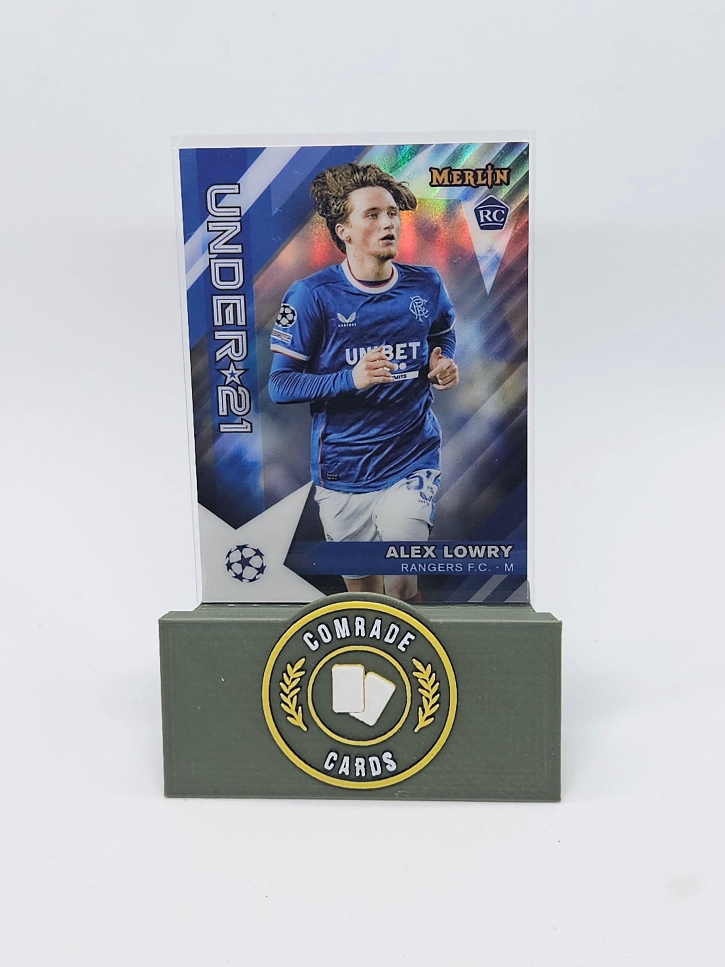 Alex Lowry (Rangers) Insert Topps Merlin Chrome UCC 2022-2023