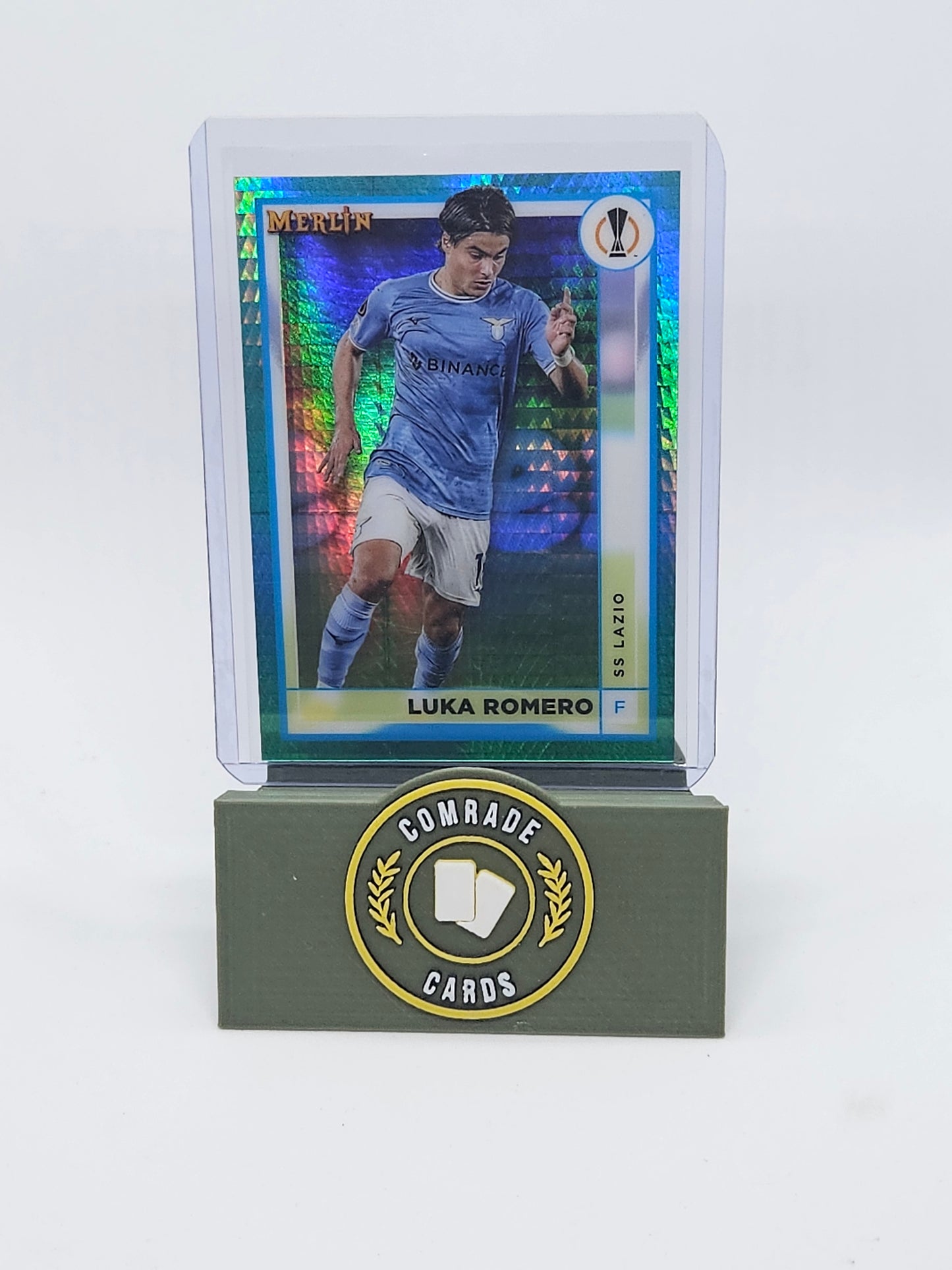 Luka Romero (Lazio) Parallel Topps Merlin Chrome UCC 2022-2023