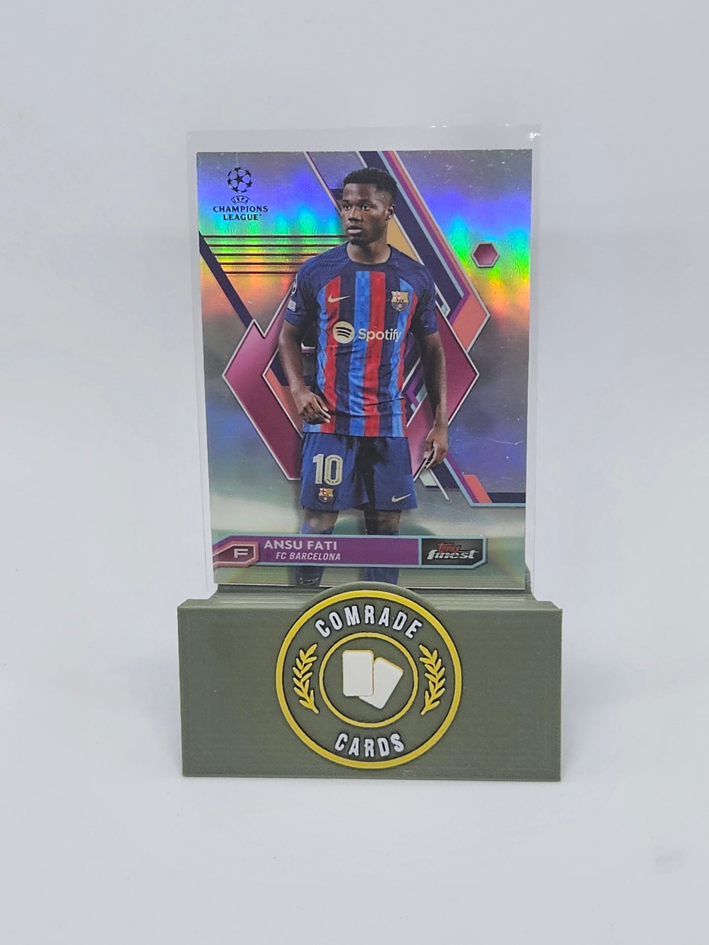 Ansu Fati (Barcelona) Parallel Topps Finest UCC 2022-2023