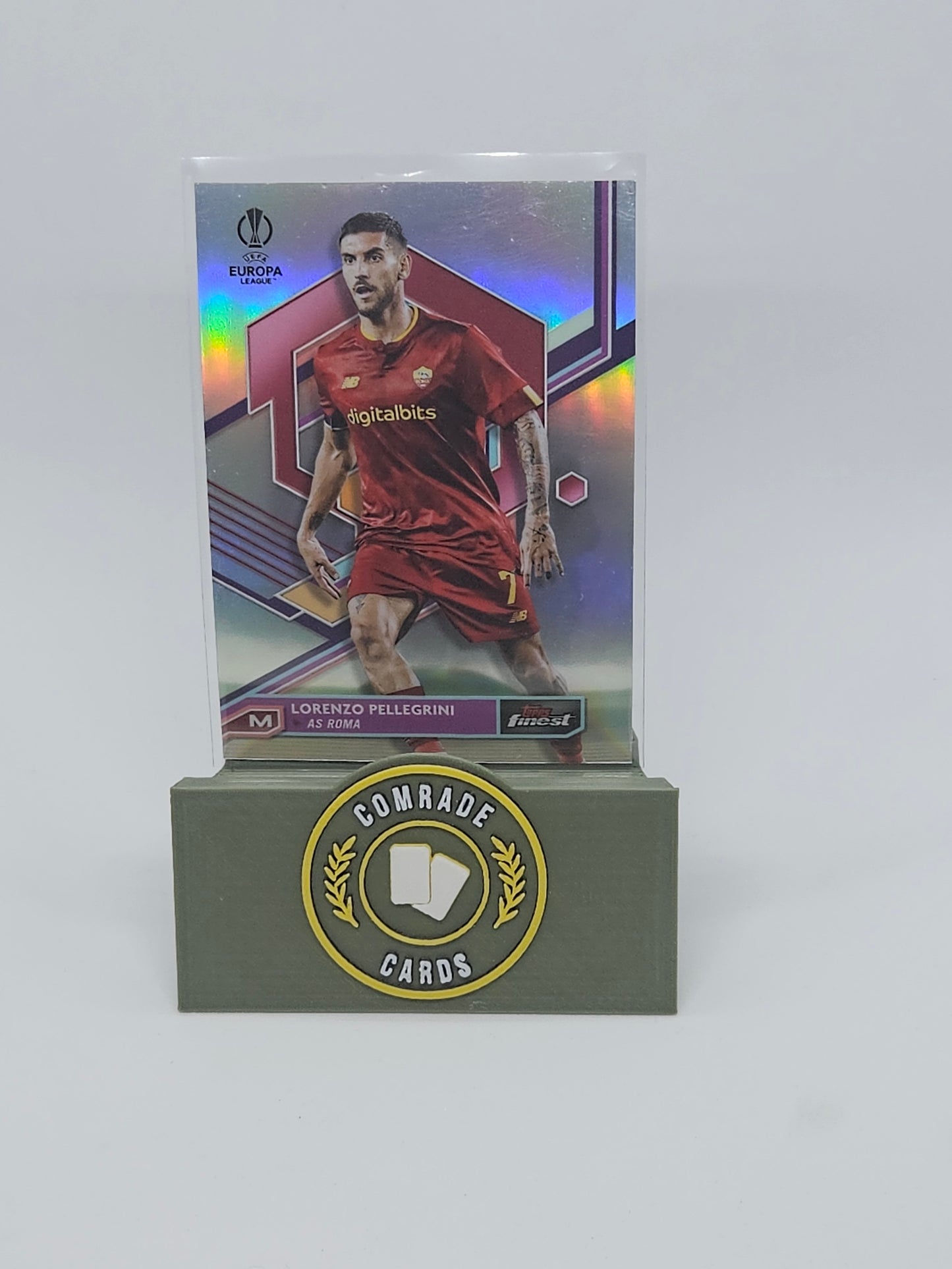 Lorenzo Pellegrini (Roma) Parallel Topps Finest UCC 2022-2023