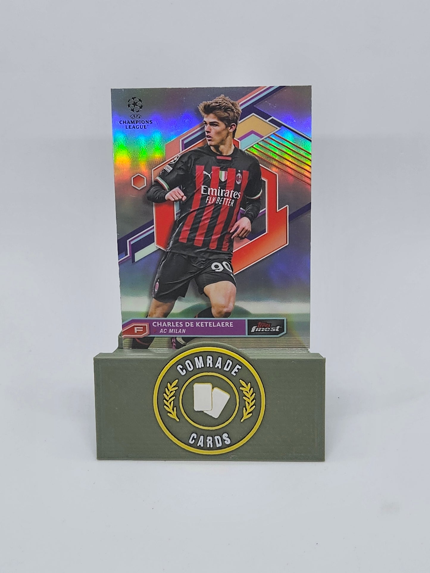 Chales De Ketelaere (AC Milan) Parallel Topps Finest UCC 2022-2023