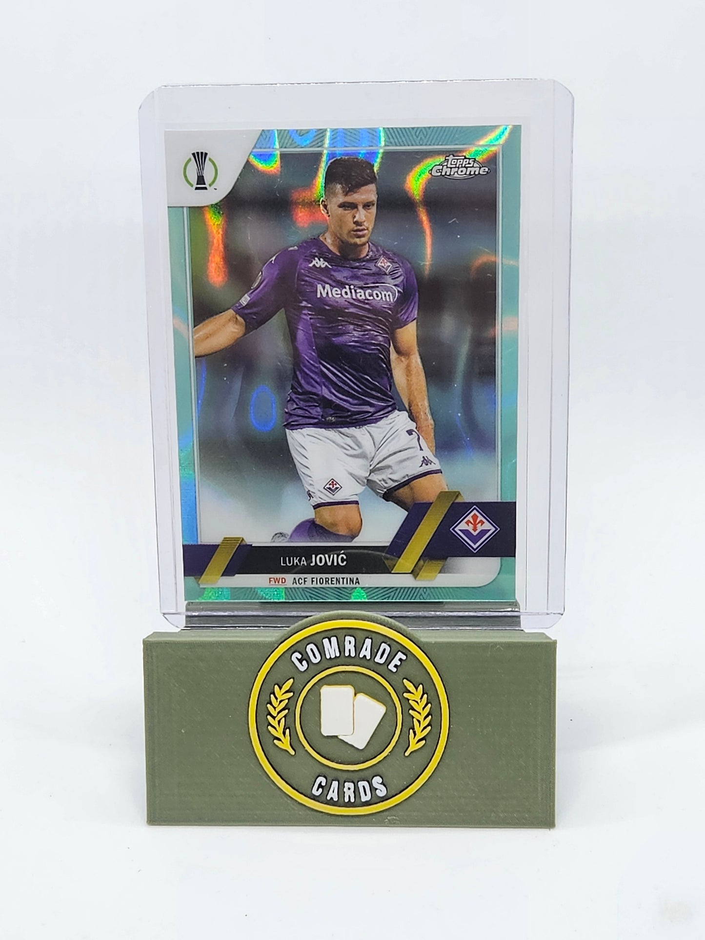 Luka Jovic (Fiorentina) Parallel Topps Chrome UCC 2022-2023