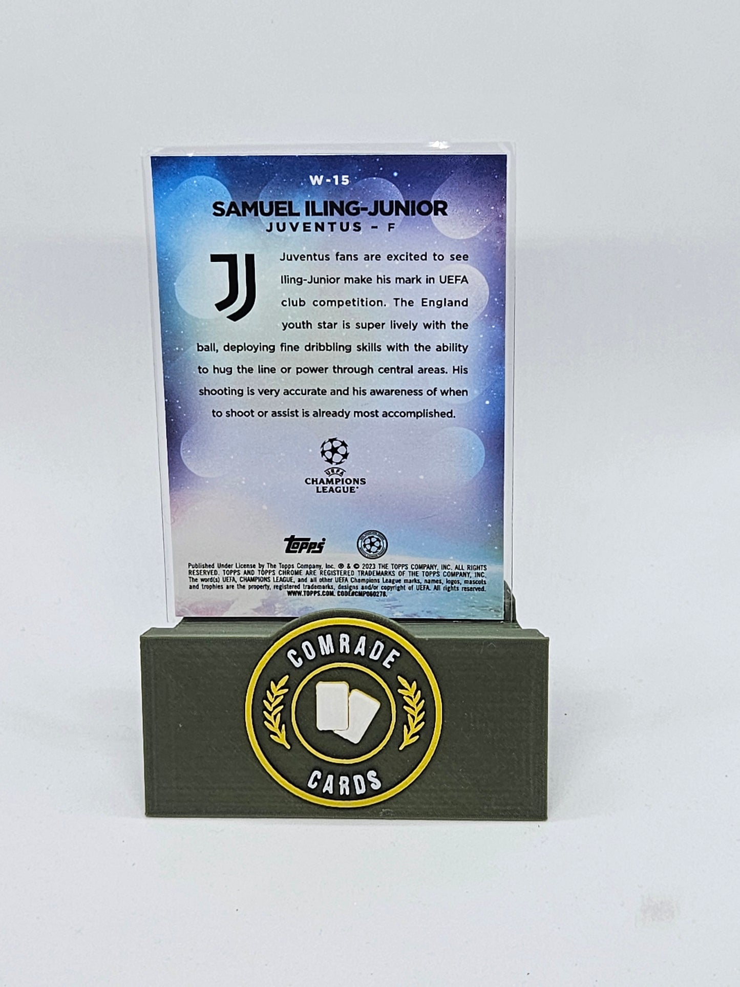 Samuel Iling-Junior (Juventus) Insert Topps Chrome UCC 2022-2023