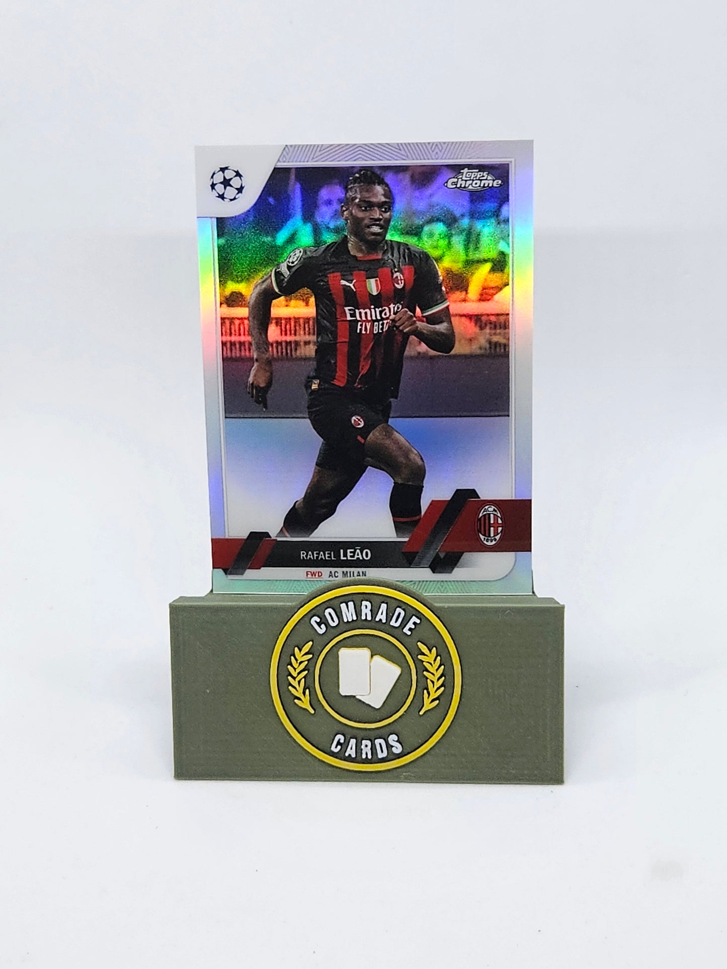 Rafael Leao (AC Milan) Parallel Topps Chrome UCC 2022-2023