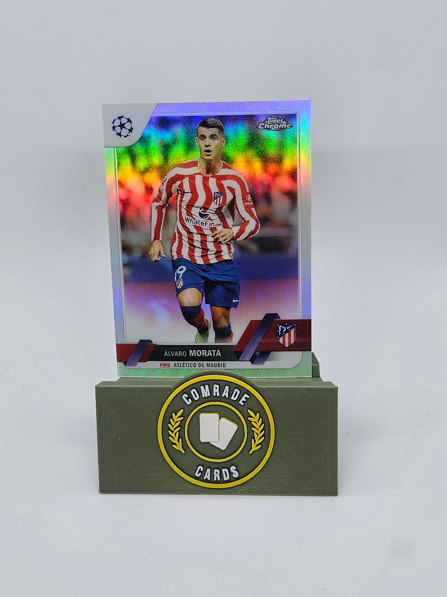 Alvaro Morata (Athletico Madrid) Parallel Topps Chrome UCC 2022-2023