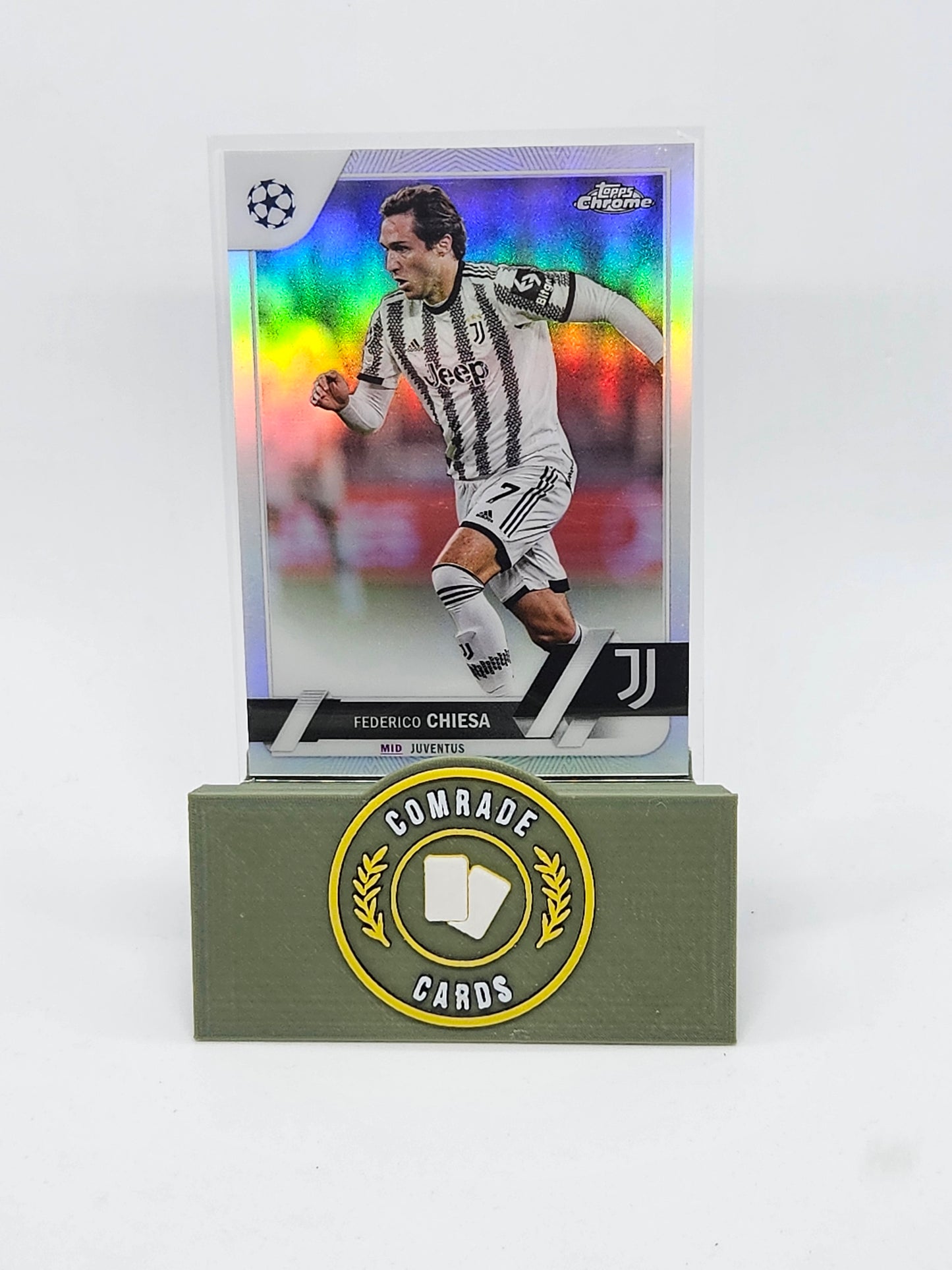 Federico Chiesa (Juventus) Parallel Topps Chrome UCC 2022-2023