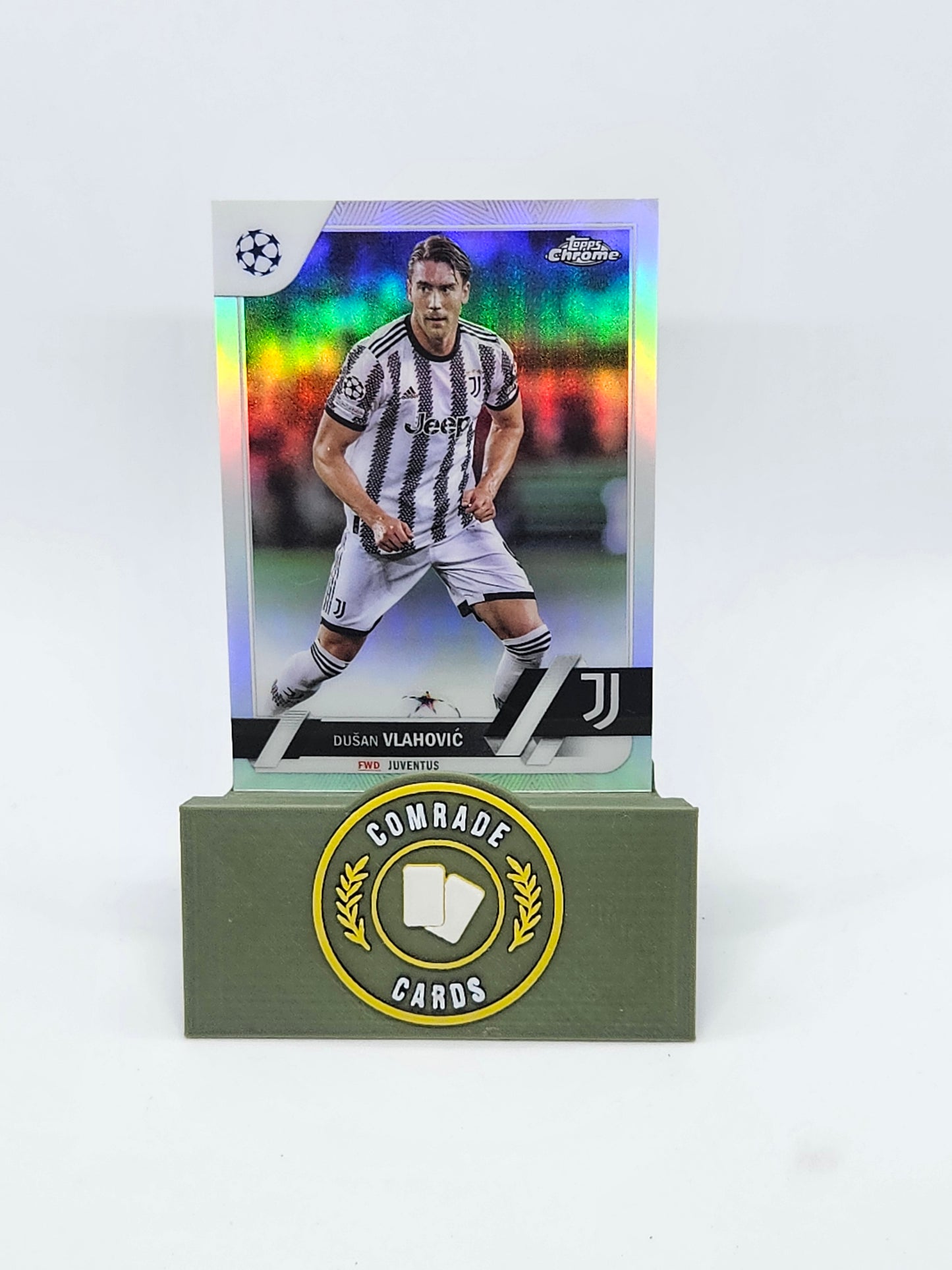 Dusan Vlahovic (Juventus) Parallel Topps Chrome UCC 2022-2023