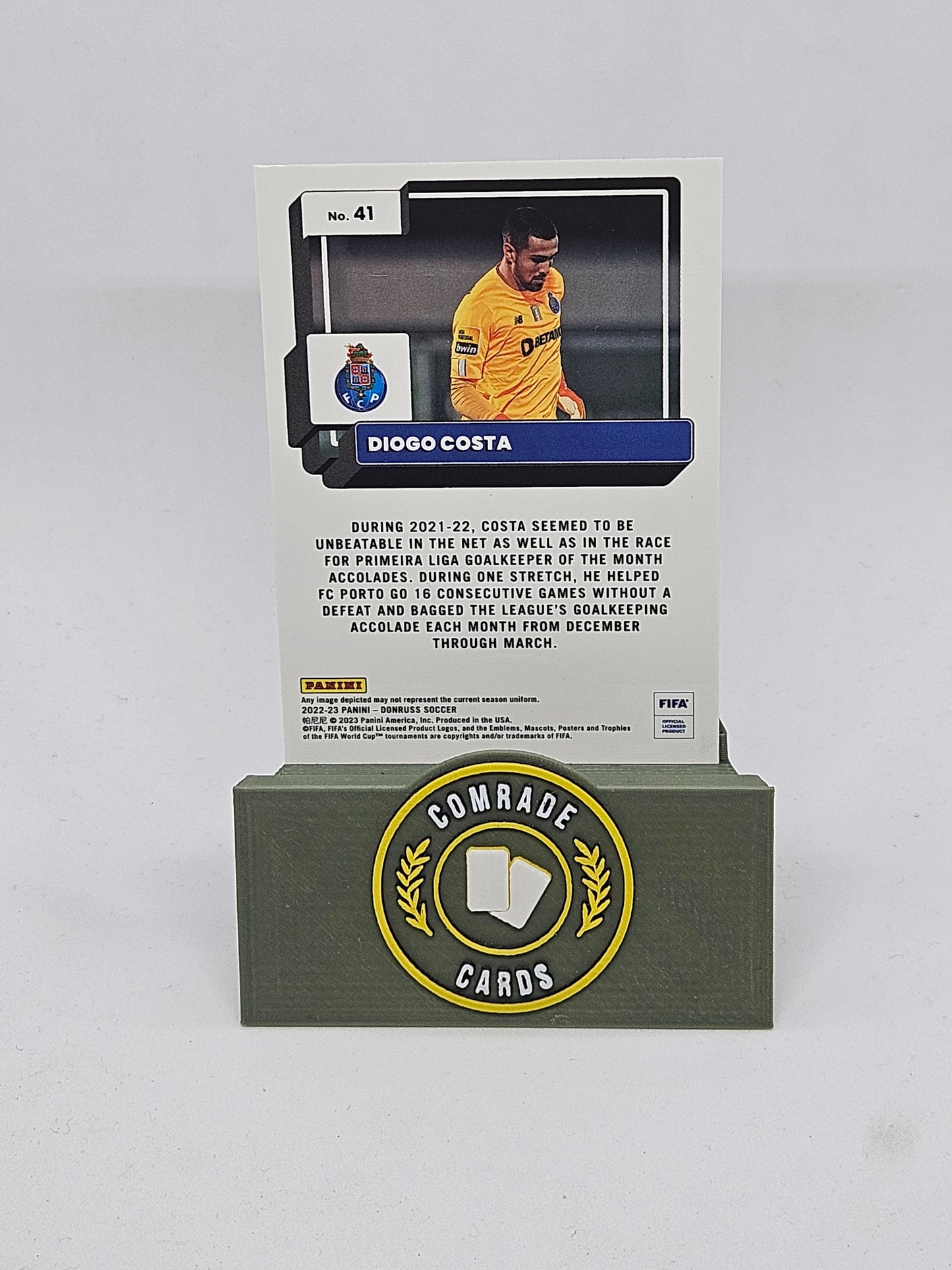 Diogo Costa (Porto) Parallel Donruss Soccer 2022-2023