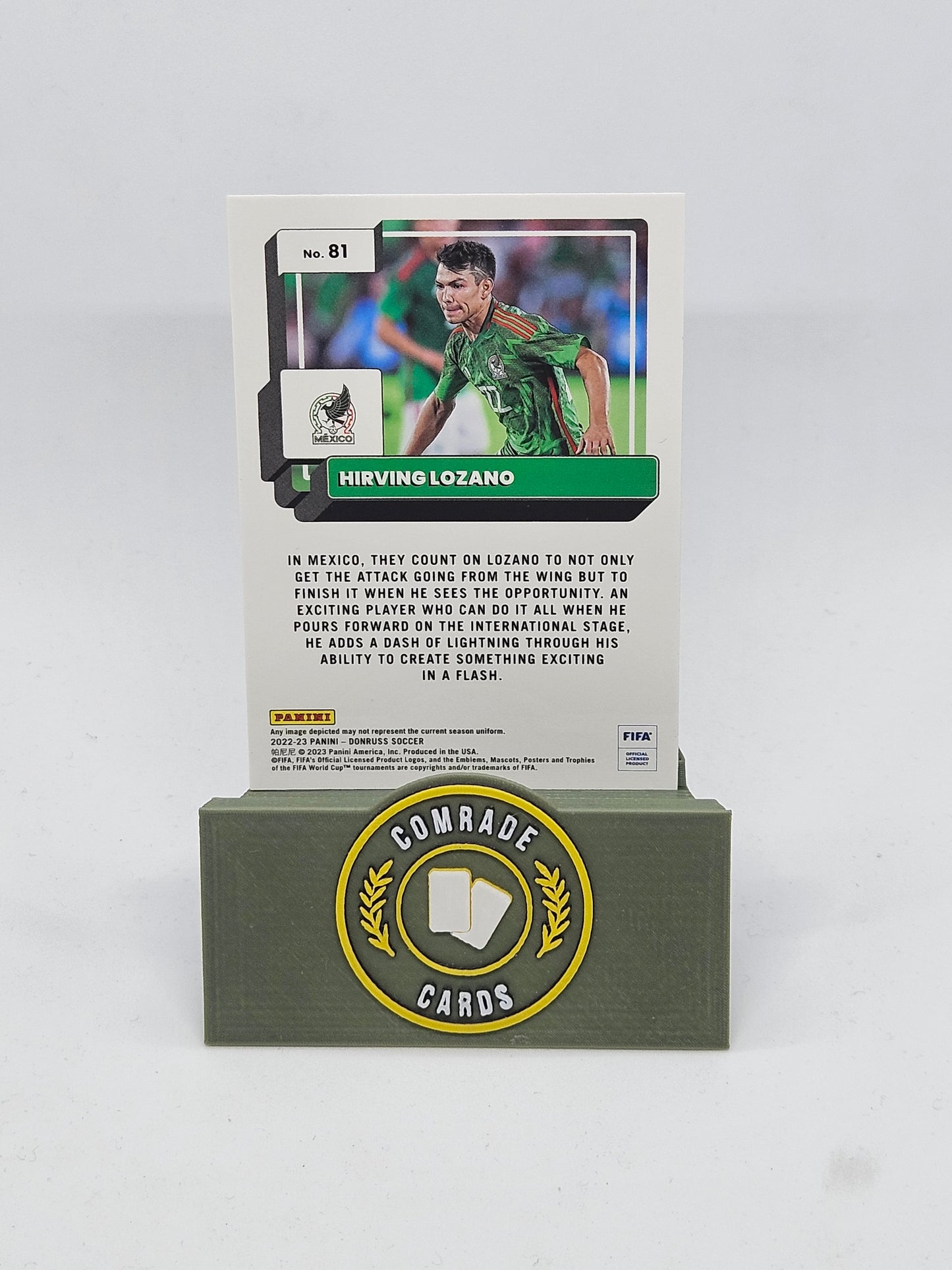 Hirving Lozano (Mexico) Parallel Donruss Soccer 2022-2023