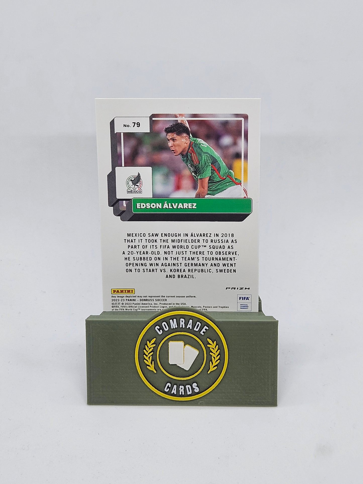Edson Alvarez (Mexico) Parallel Donruss Soccer 2022-2023