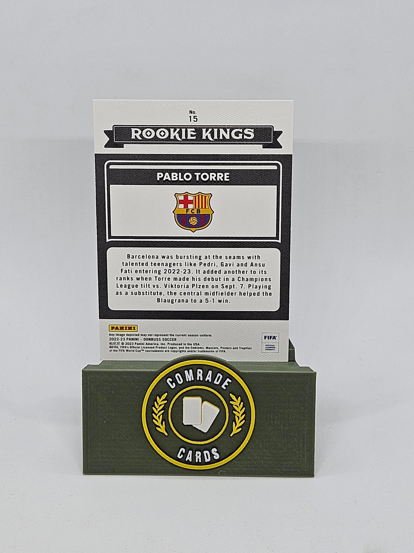 Pablo Torre (Barcelona) Insert Donruss Soccer 2022-2023