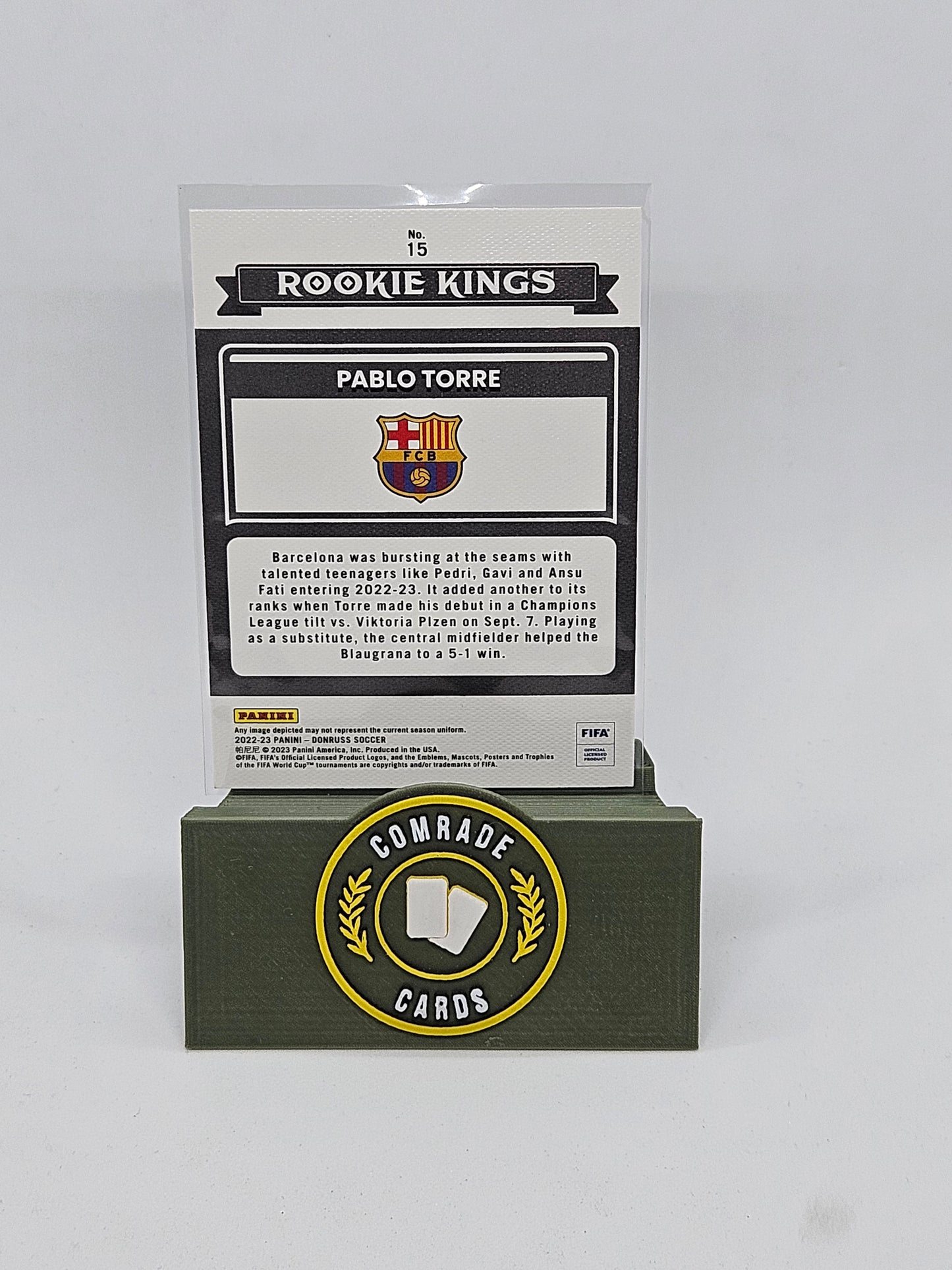 Pablo Torre (Barcelona) Insert Donruss Soccer 2022-2023