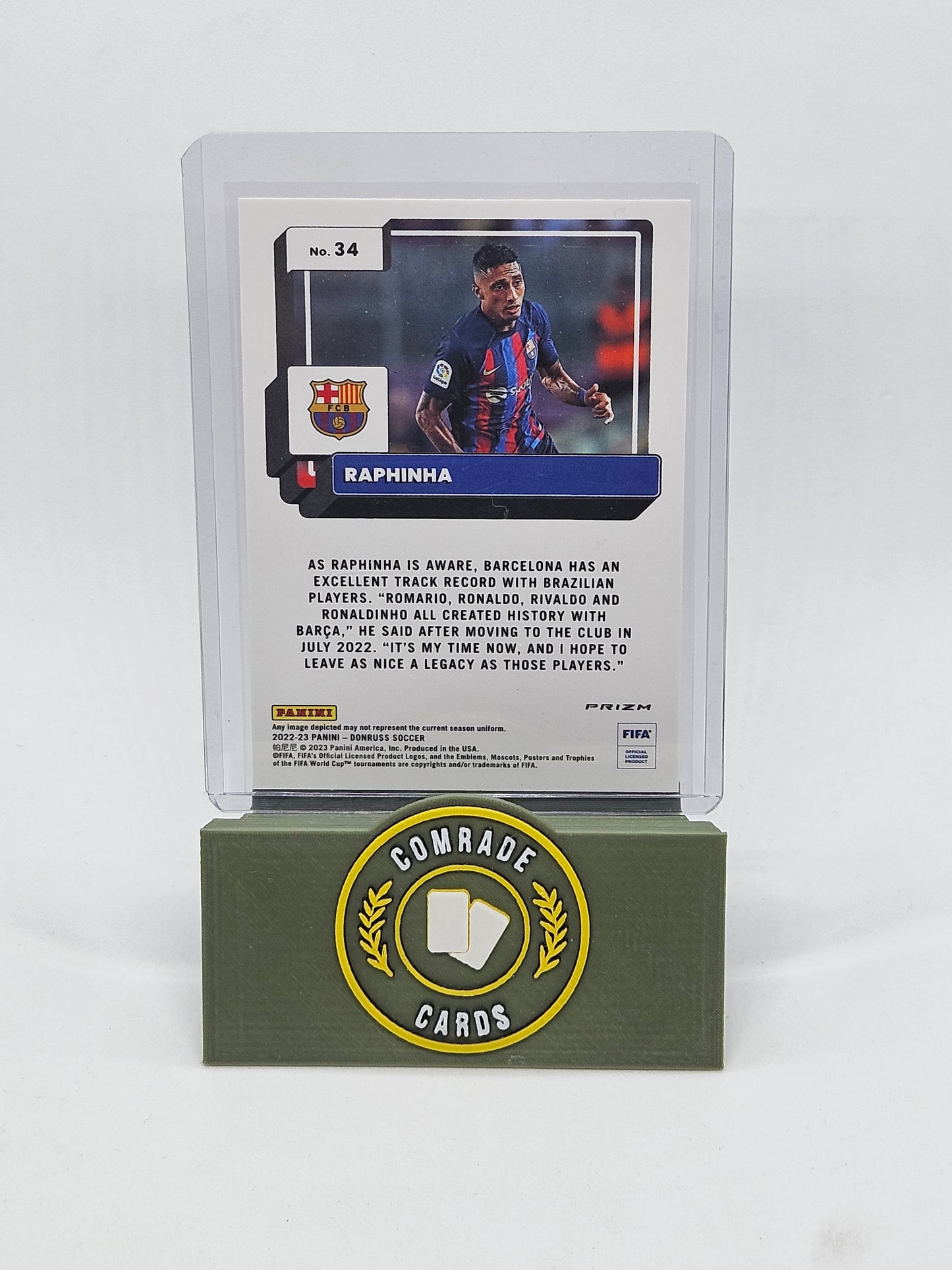 Raphinha (Barcelona) Parallel Donruss Soccer 2022-2023