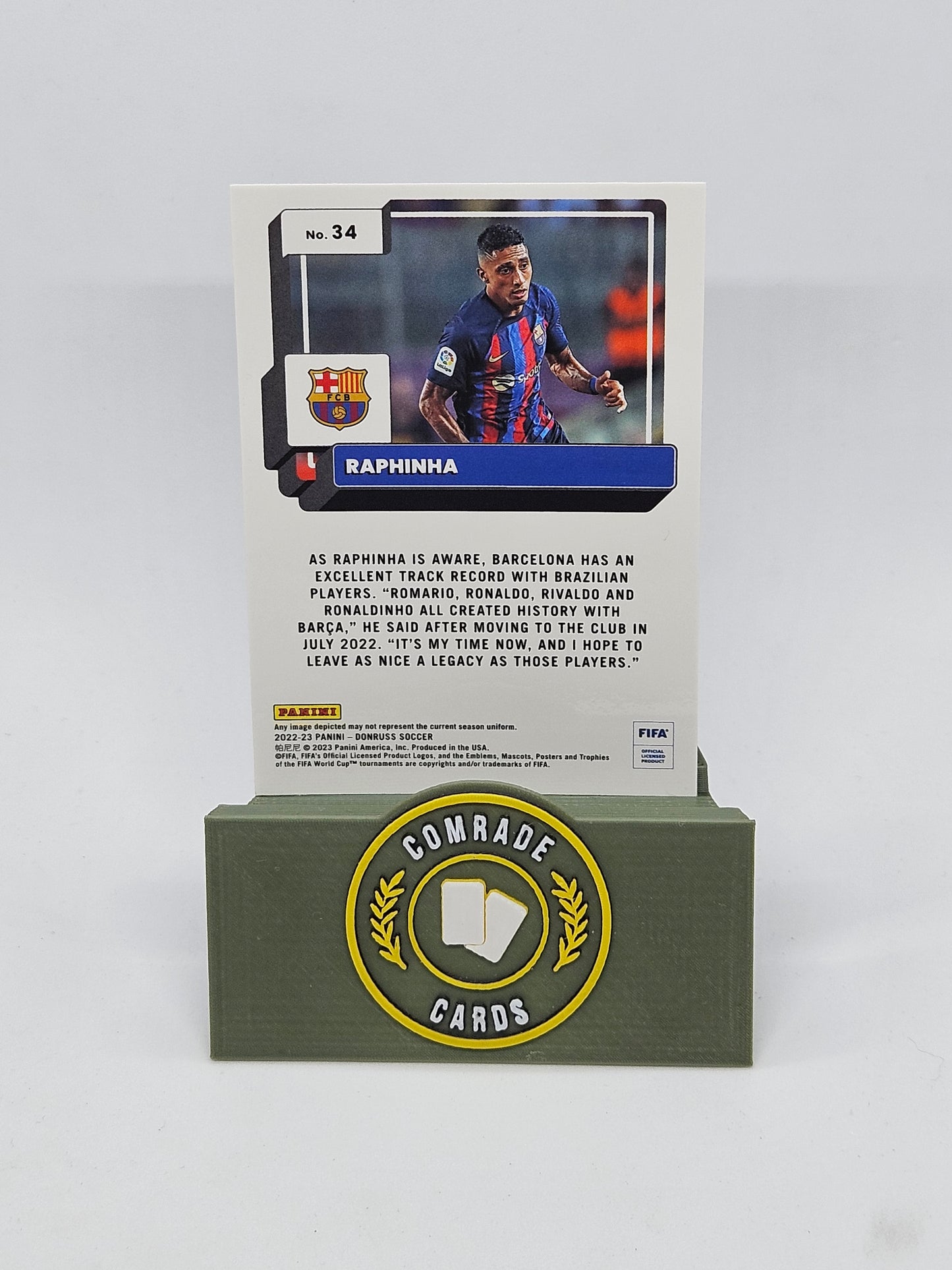 Raphinha (Barcelona) Parallel Donruss Soccer 2022-2023