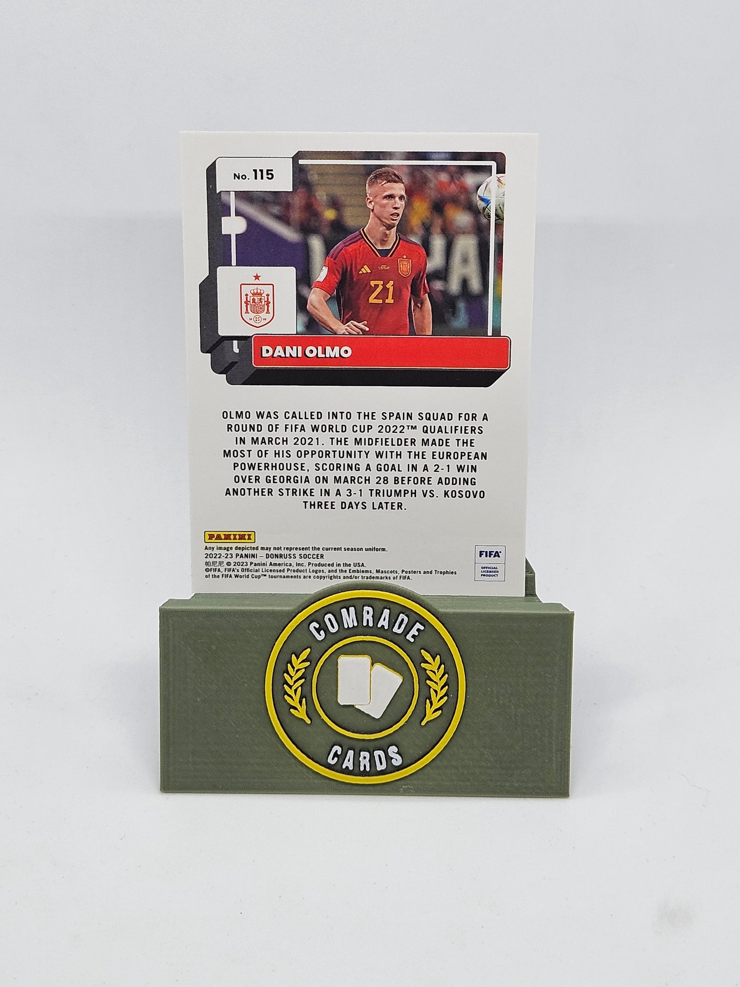 Dani Olmo (Spain) Parallel Donruss Soccer 2022-2023