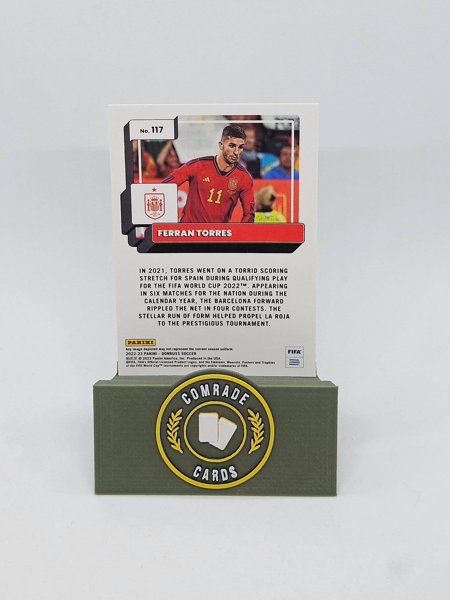 Ferran Torres (Spain) Parallel Donruss Soccer 2022-2023