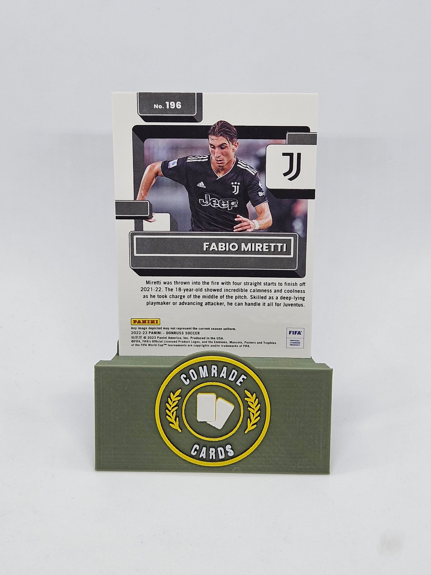 Fabio Miretti (Juventus) Parallel Donruss Soccer 2022-2023