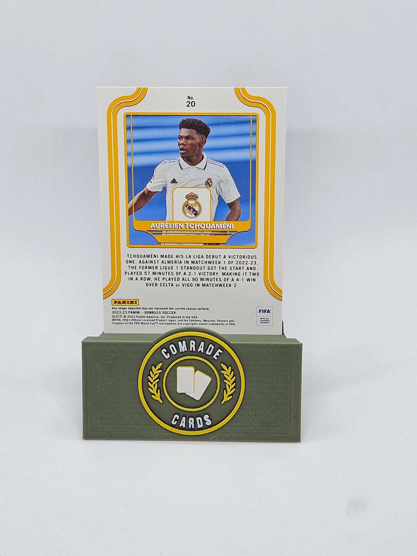 Aurelien Tchouameni (Real Madrid) Insert Donruss Soccer 2022-2023