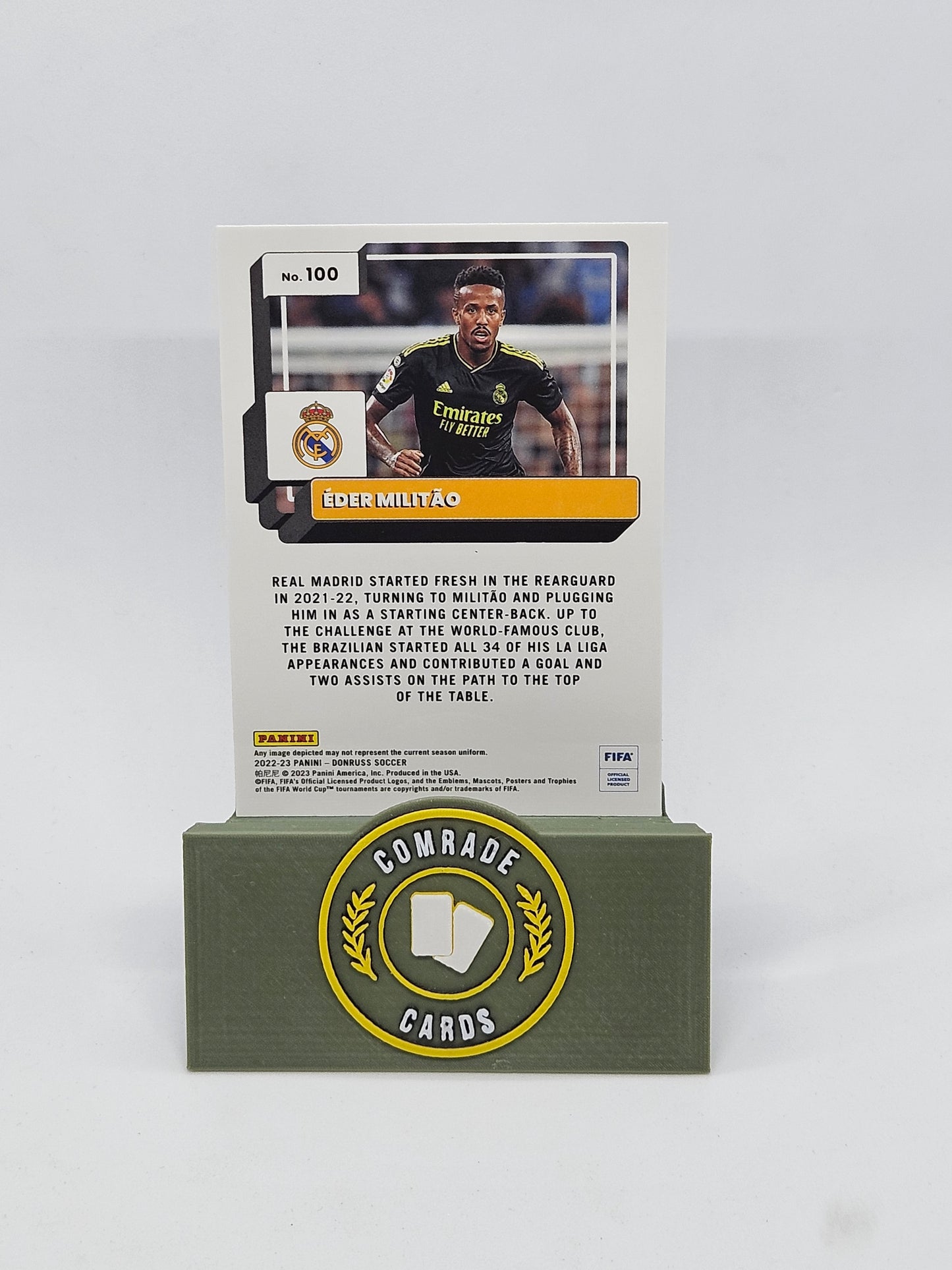 Eder Militao (Real Madrid) Parallel Donruss Soccer 2022-2023